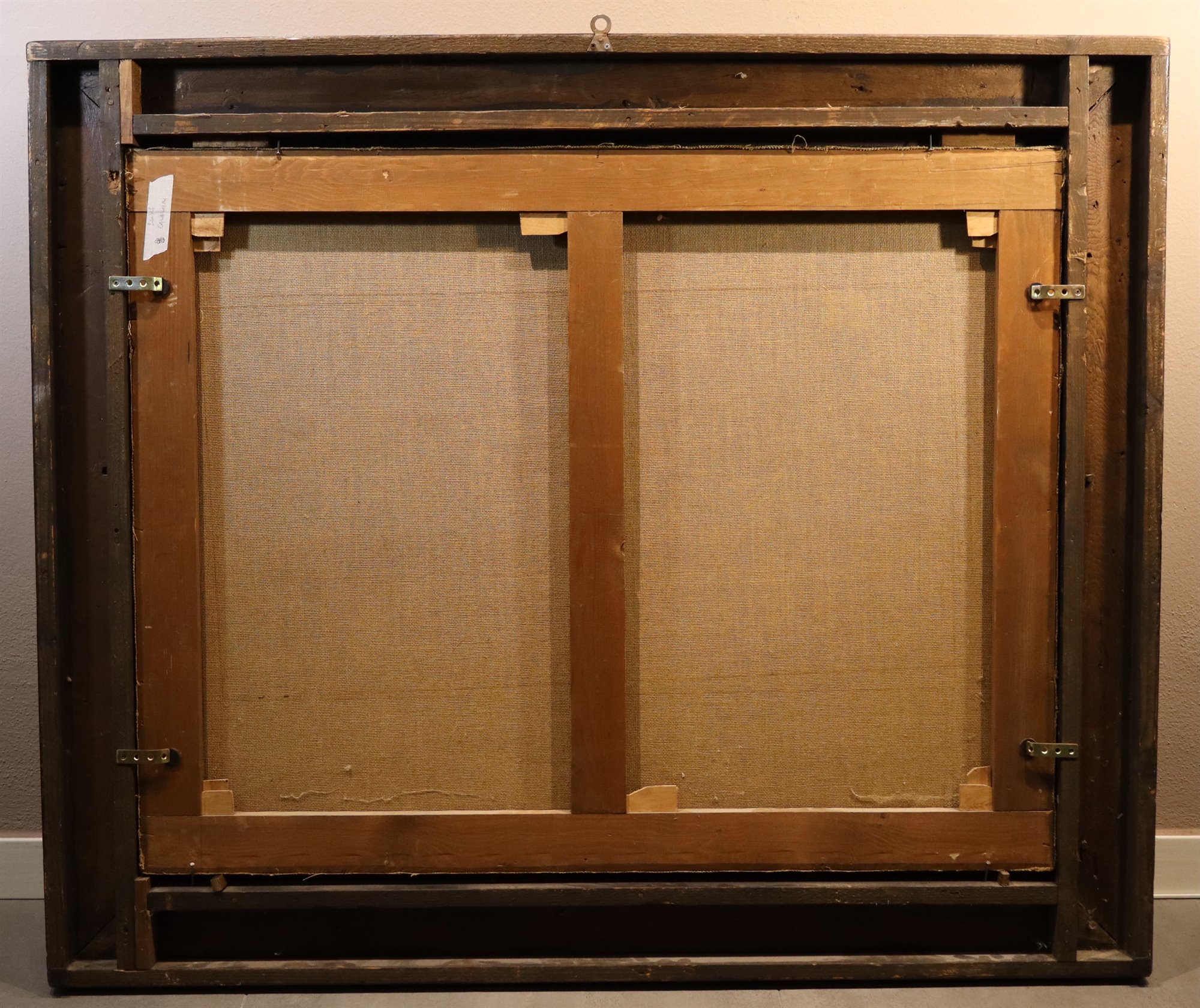 Ritratto equestre con scena di battaglia