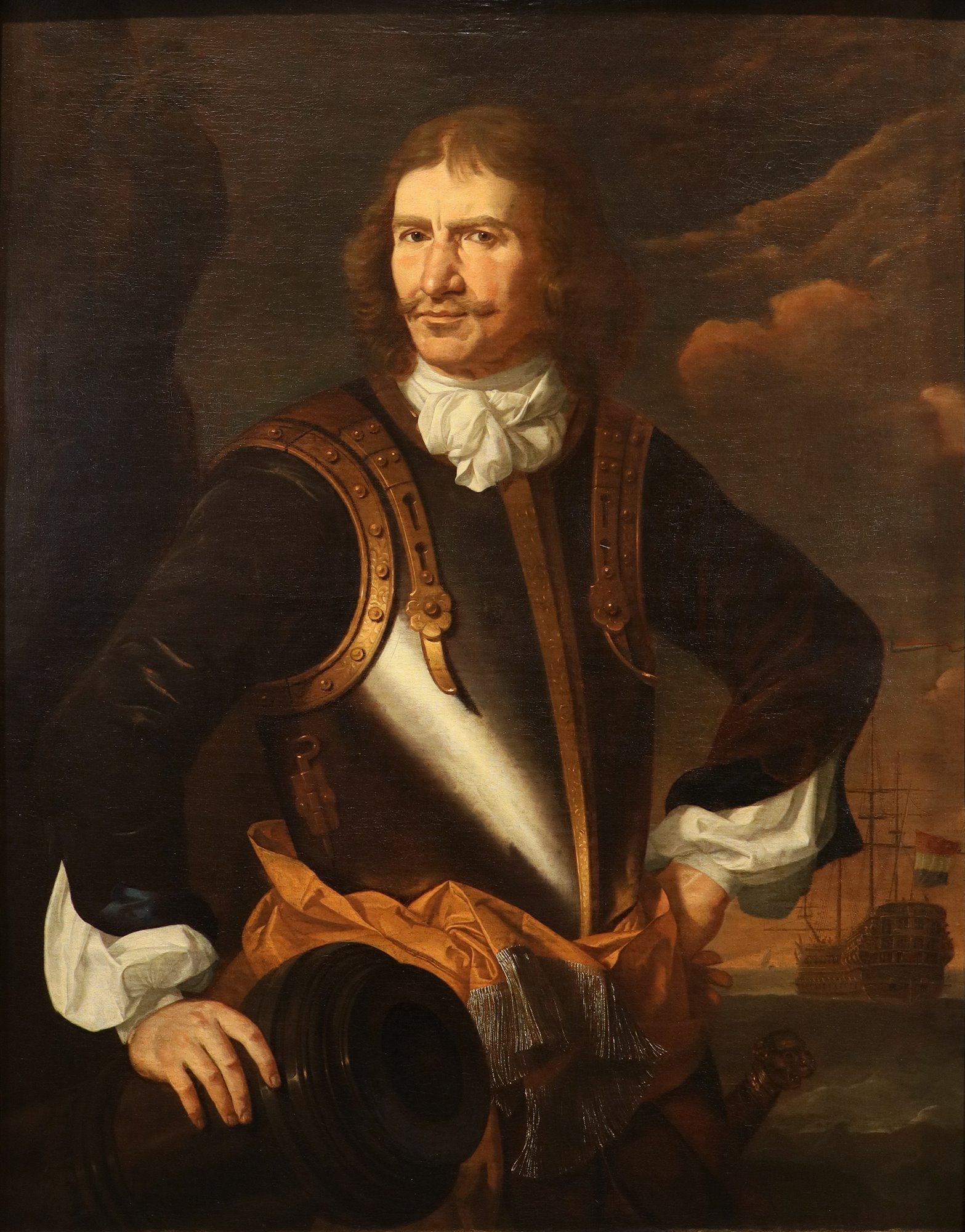 Ritratto di ammiraglio della marina inglese