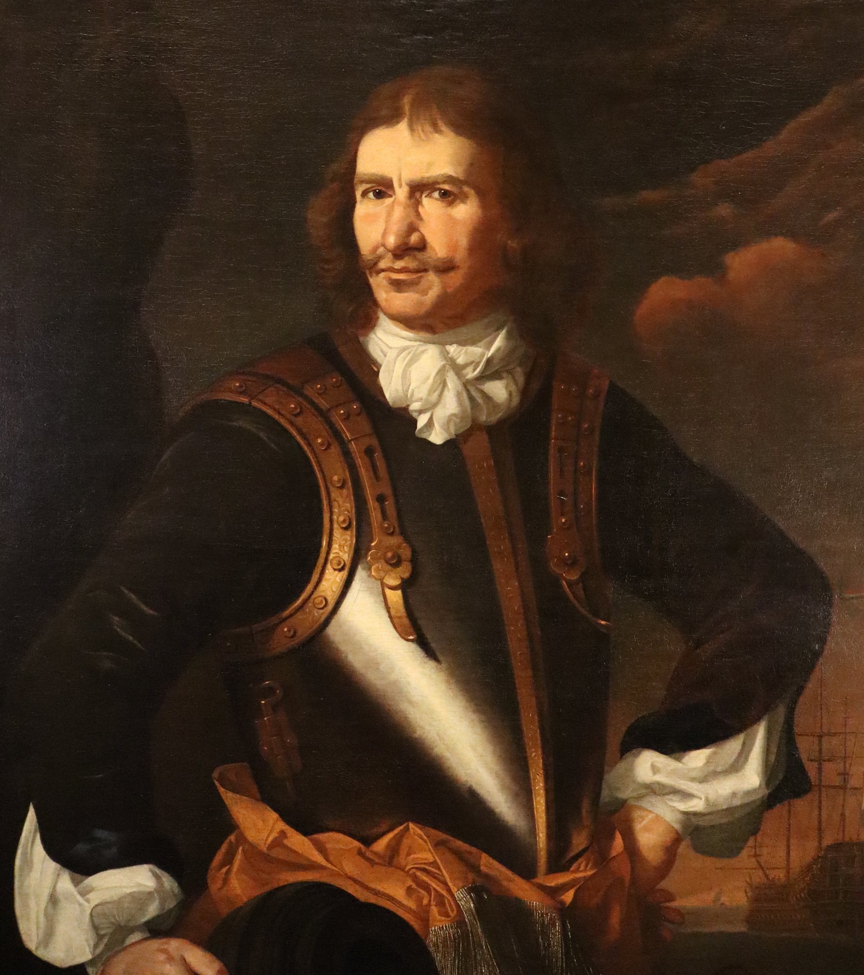 Ritratto di ammiraglio della marina inglese