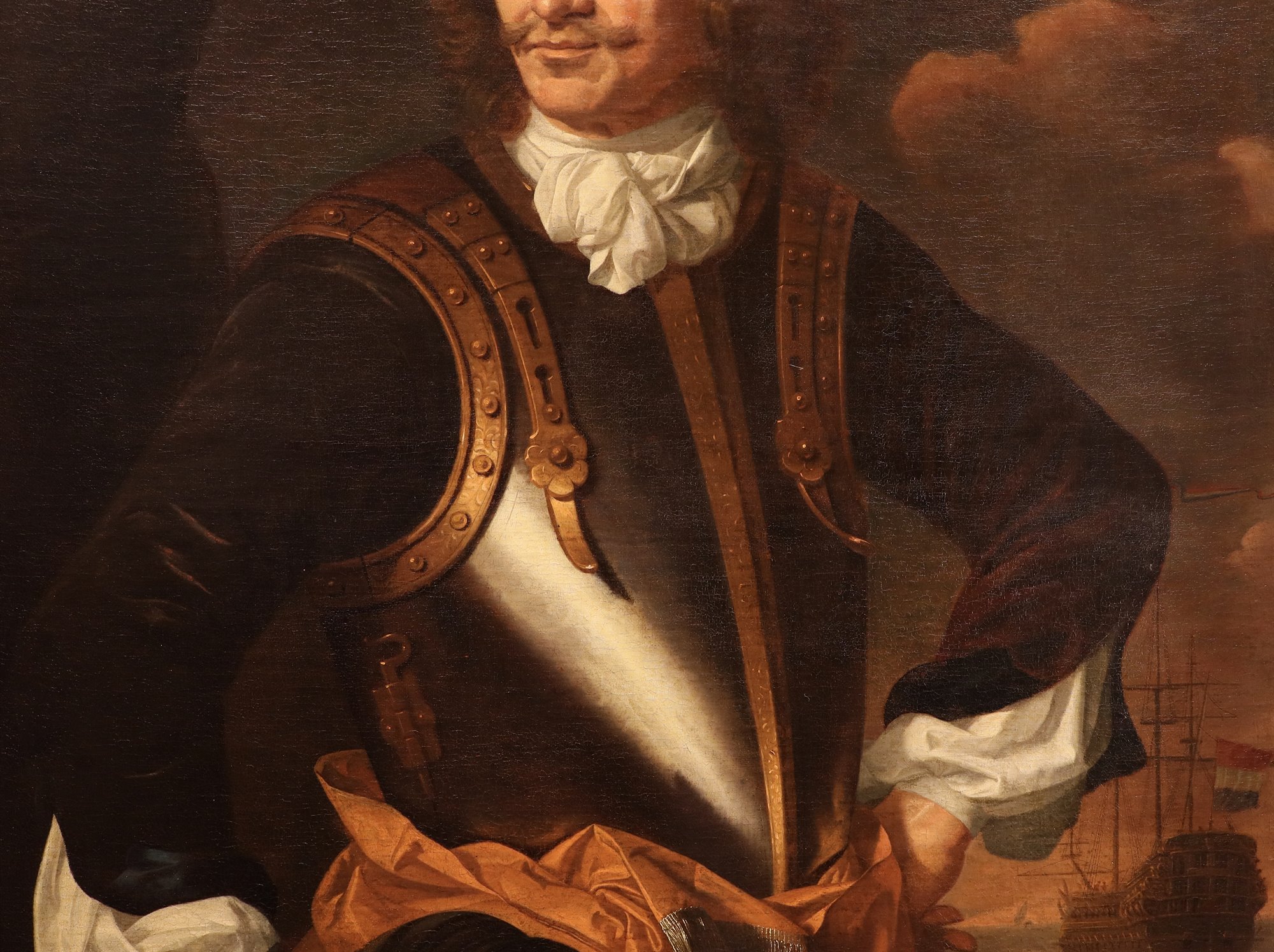 Ritratto di ammiraglio della marina inglese