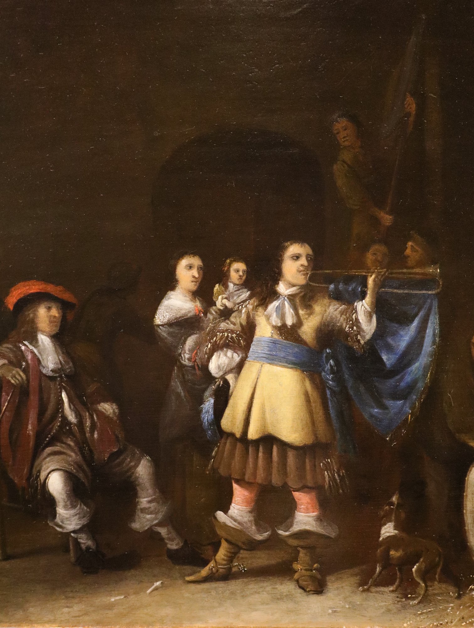 Corpo di guardia con trombettiere