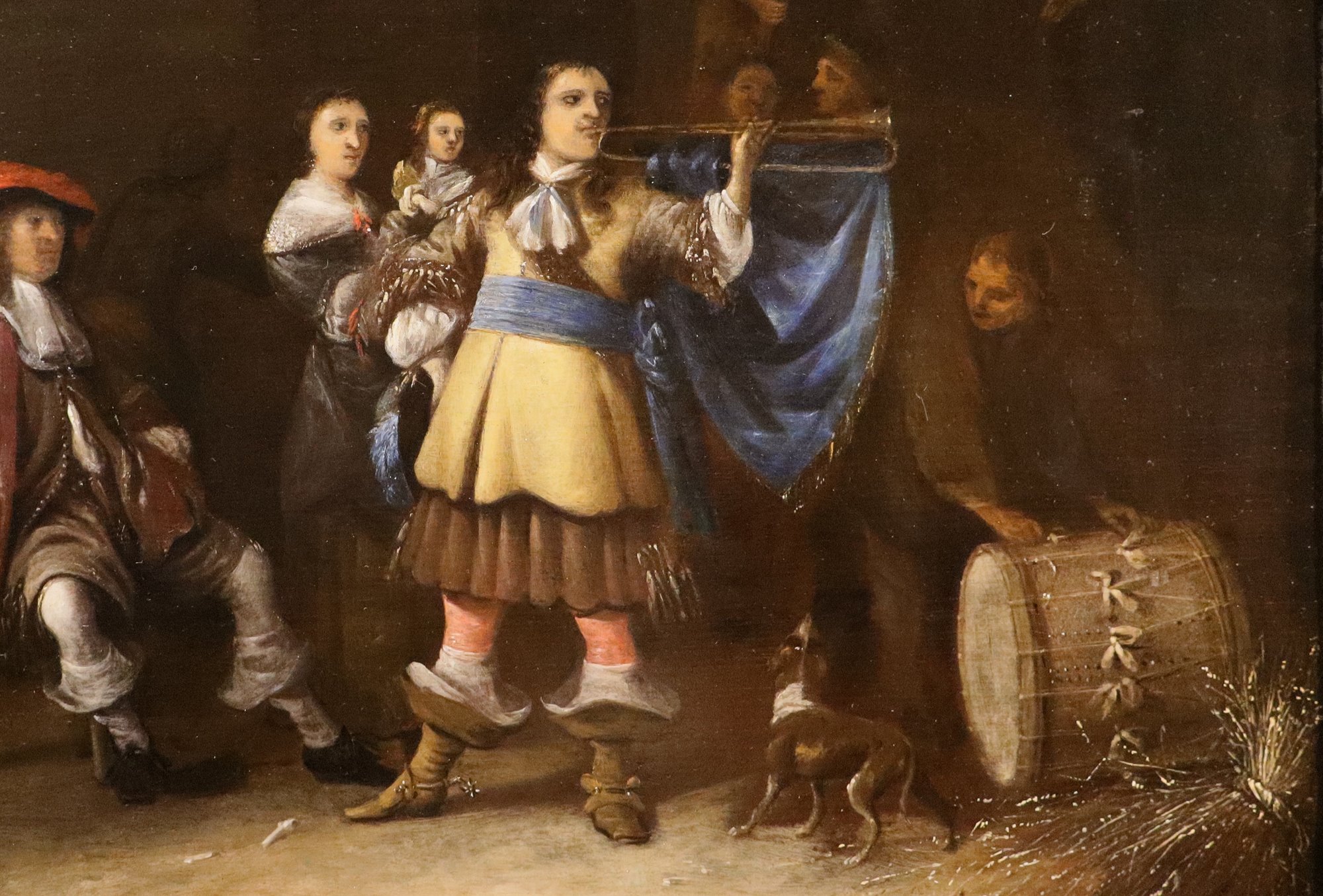 Corpo di guardia con trombettiere