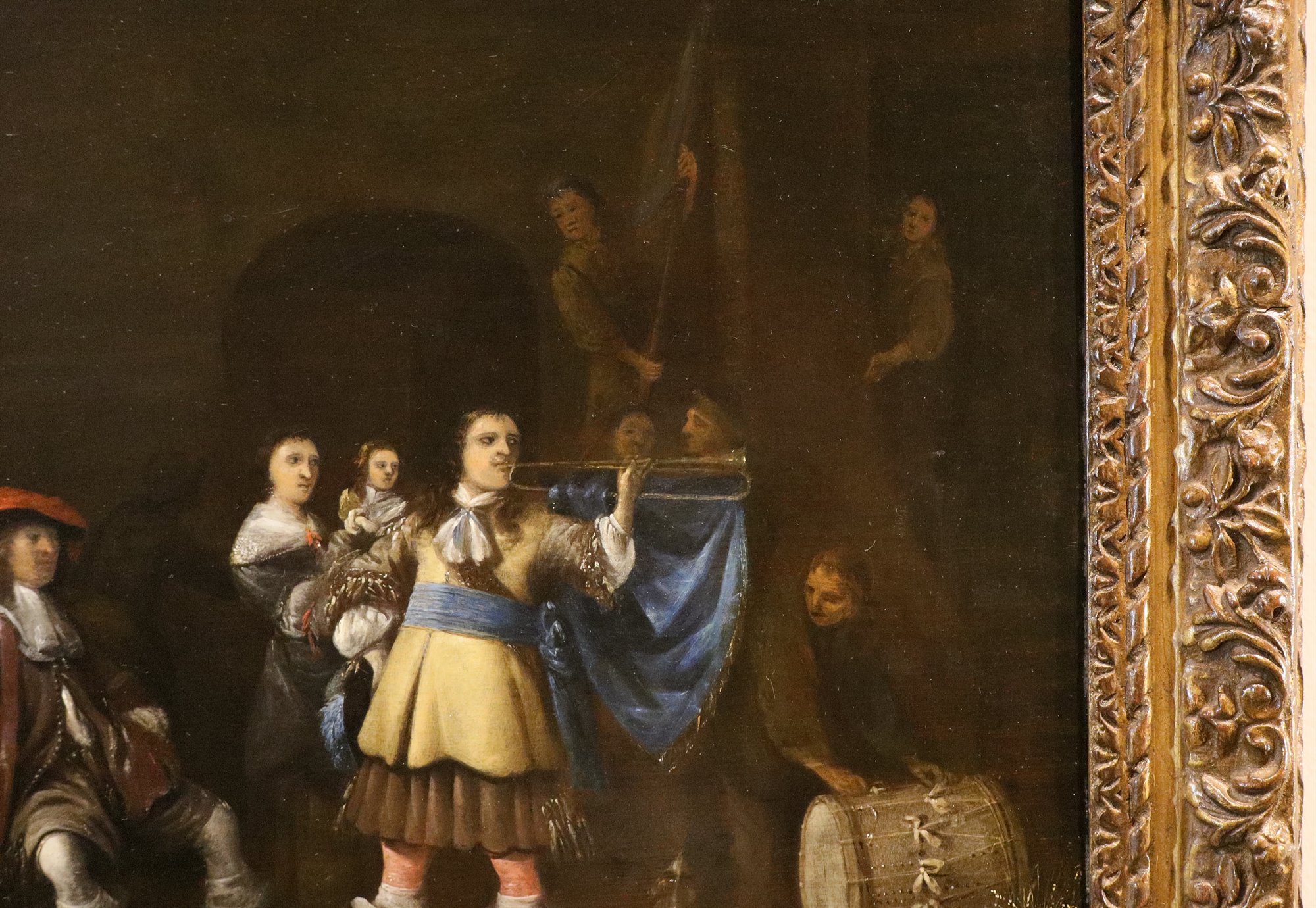 Corpo di guardia con trombettiere