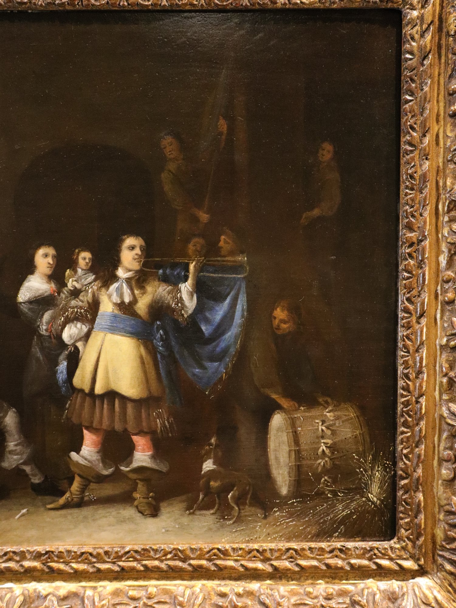 Corpo di guardia con trombettiere