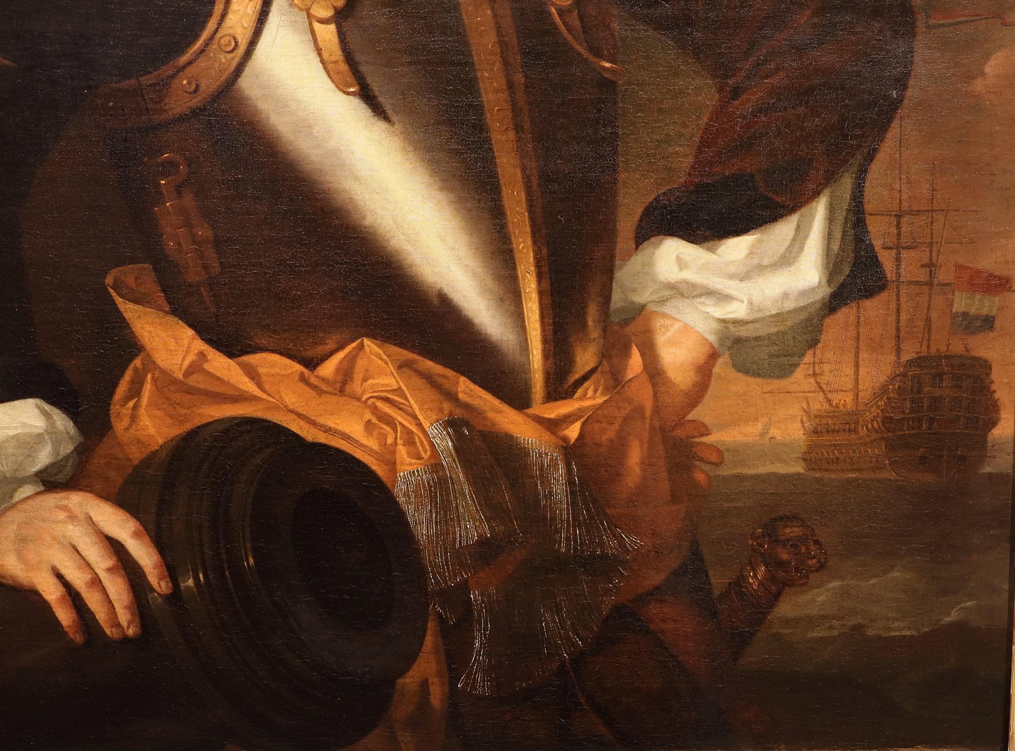 Ritratto di ammiraglio della marina inglese