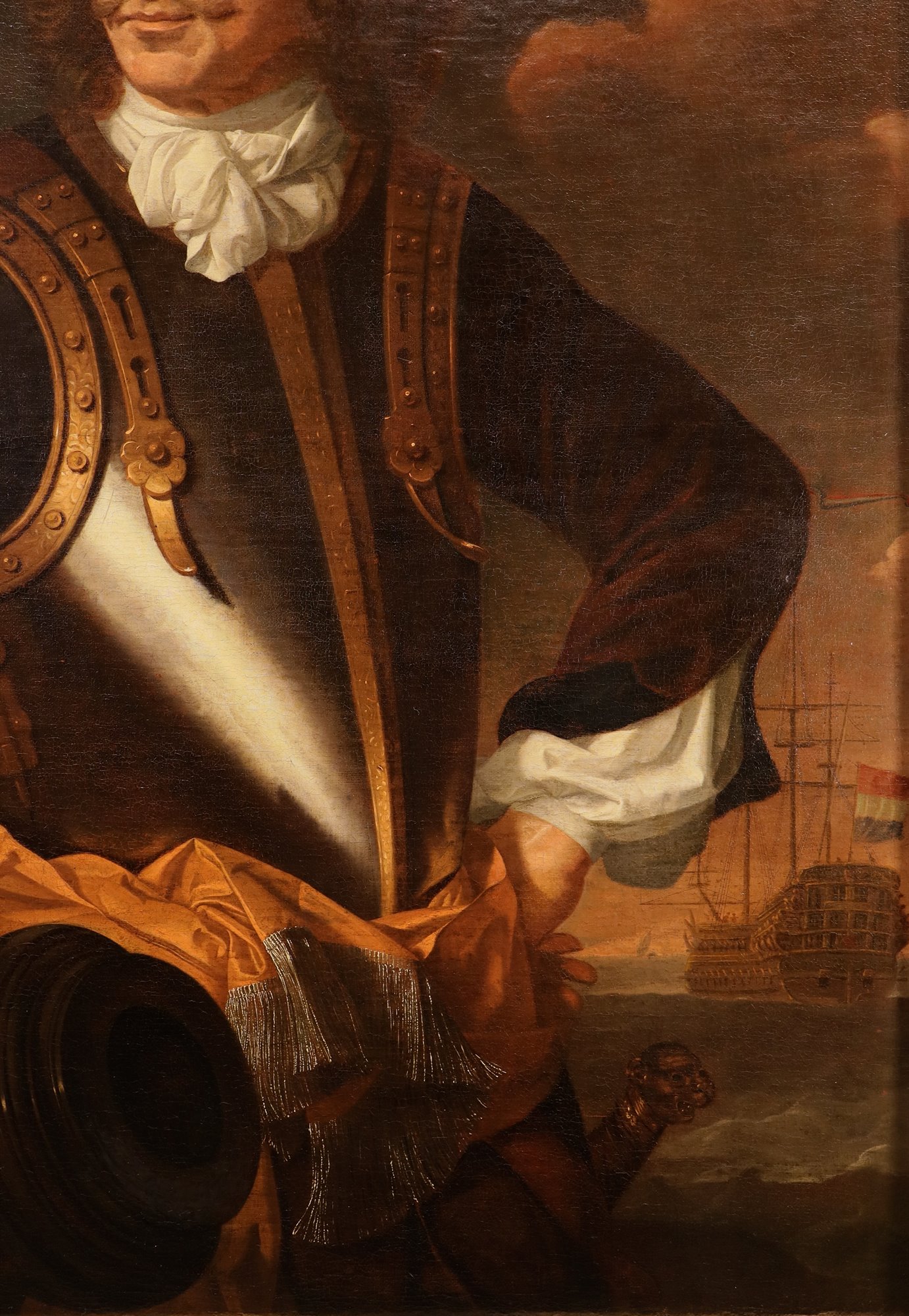 Ritratto di ammiraglio della marina inglese