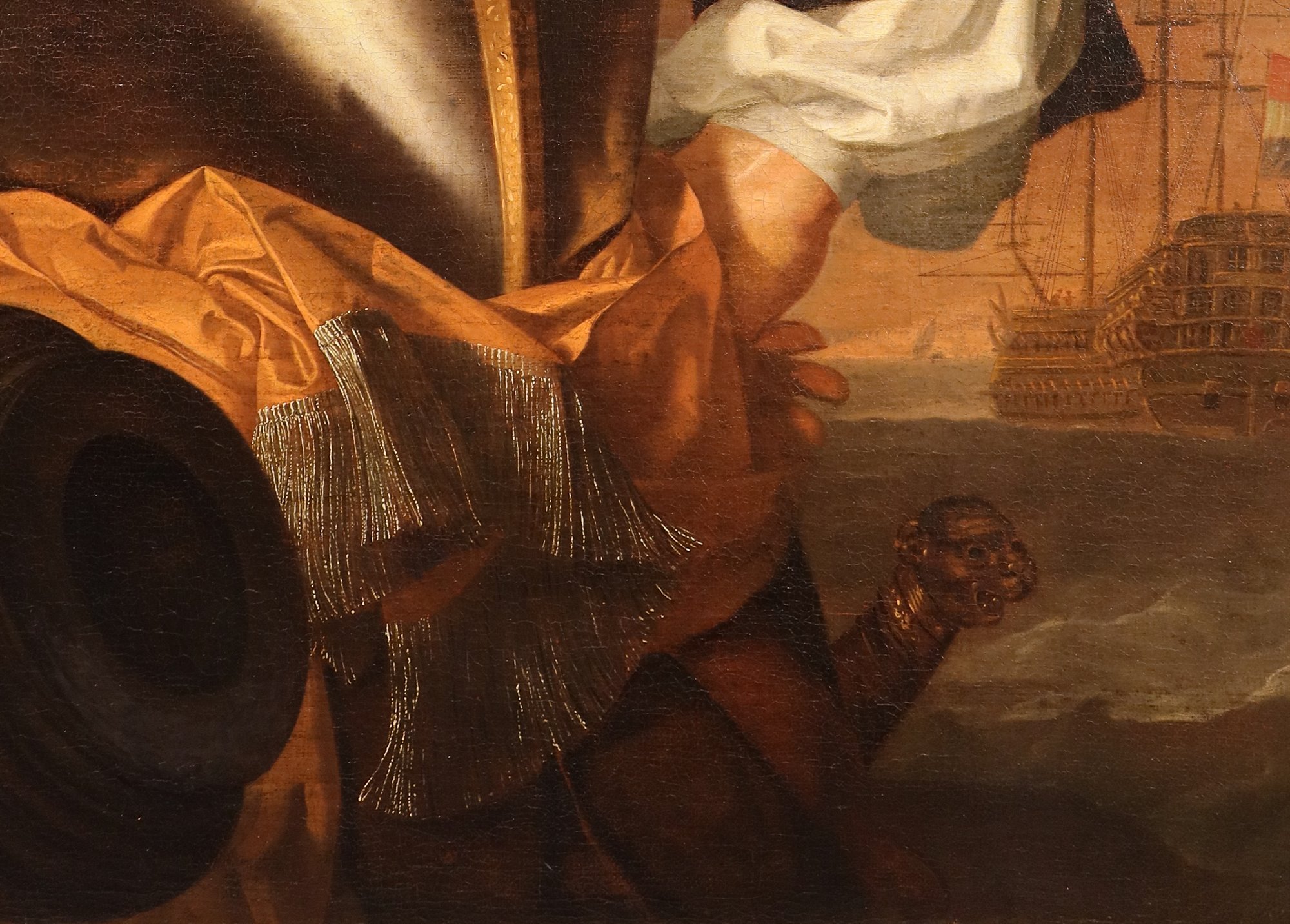 Ritratto di ammiraglio della marina inglese