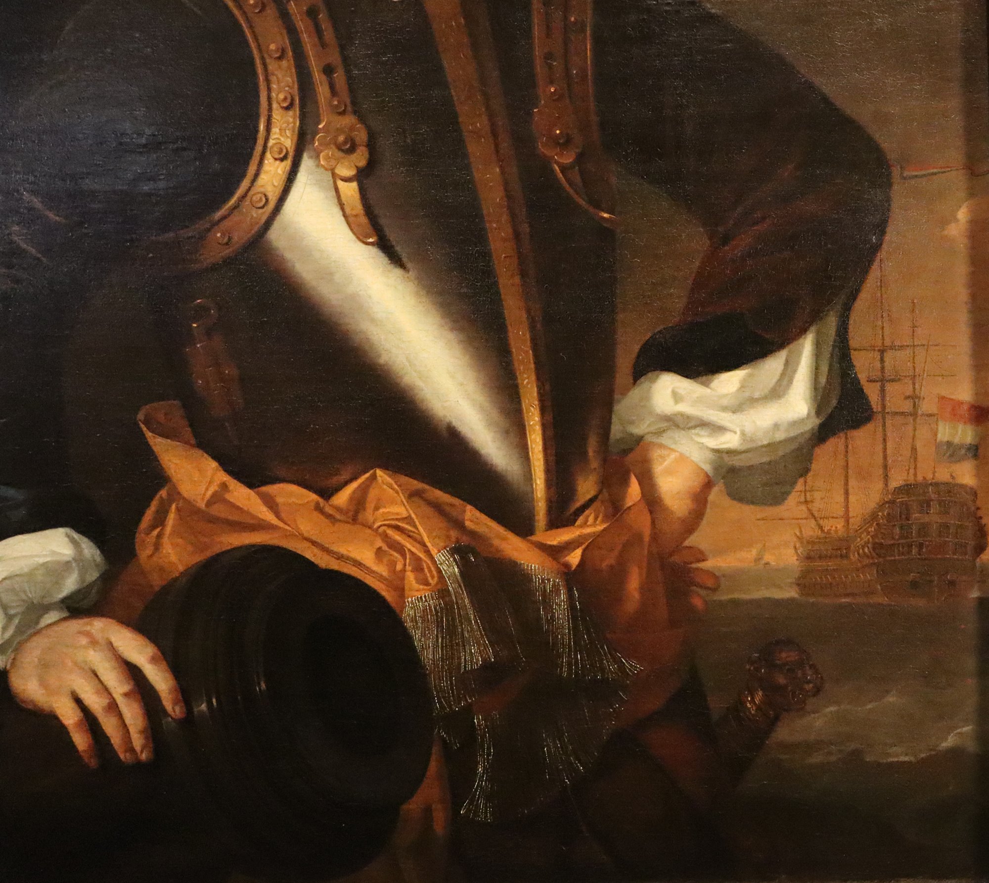 Ritratto di ammiraglio della marina inglese