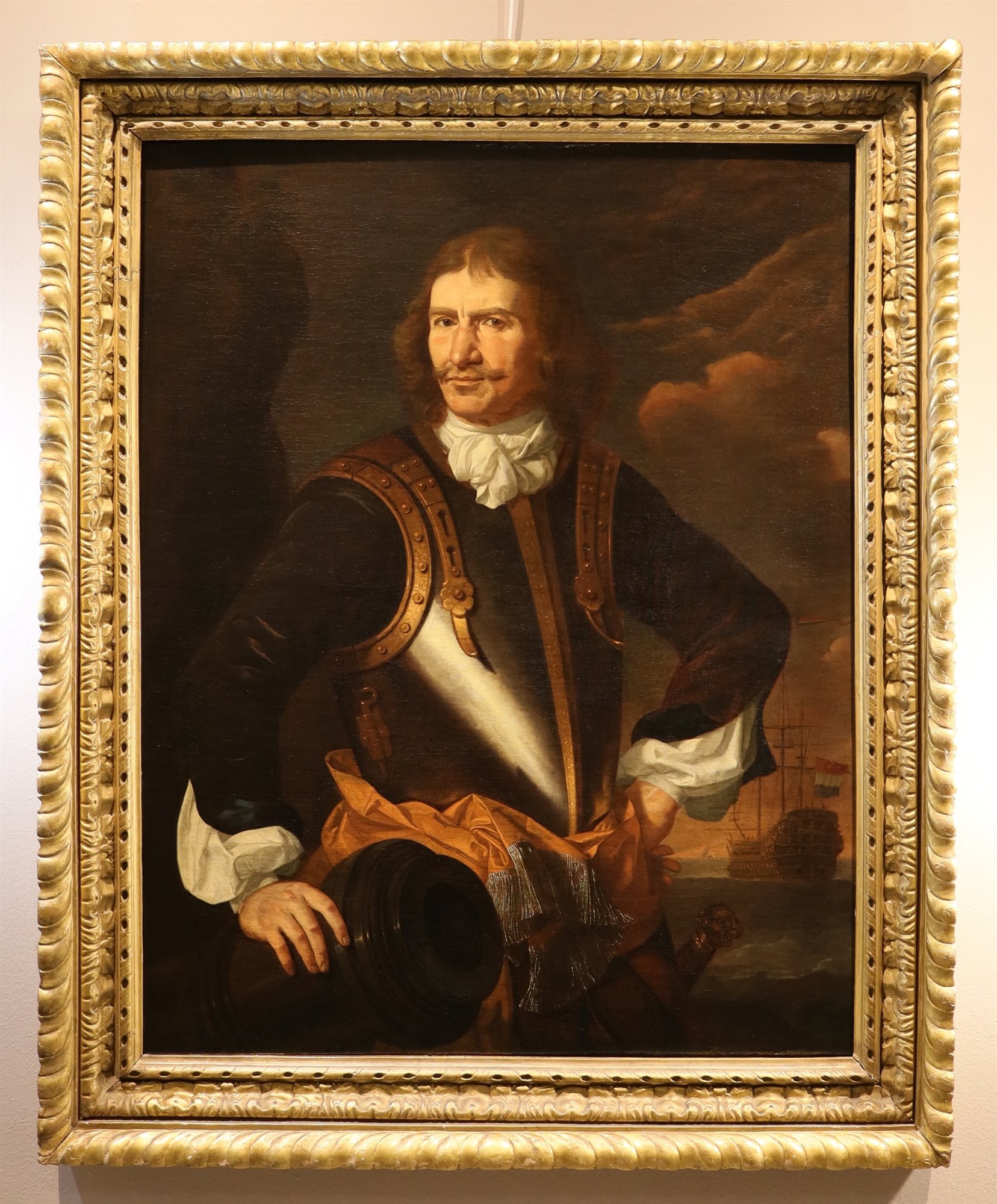 Ritratto di ammiraglio della marina inglese