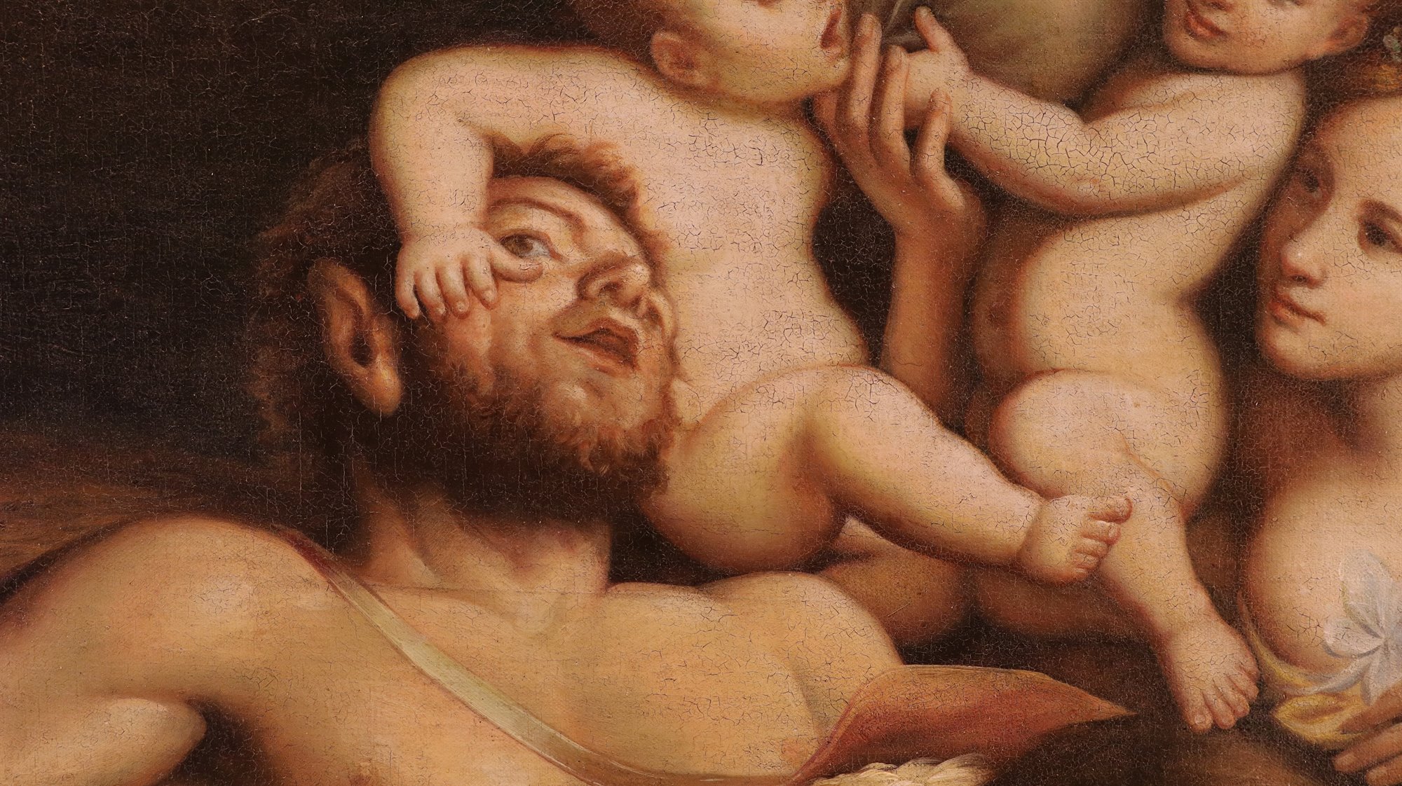Fauno, Ninfa e due putti
