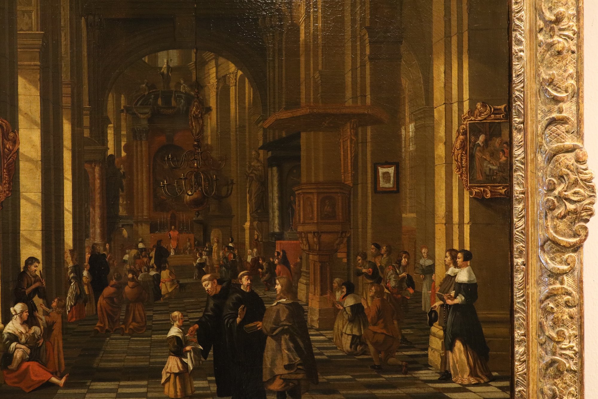 Interno di una chiesa fiamminga