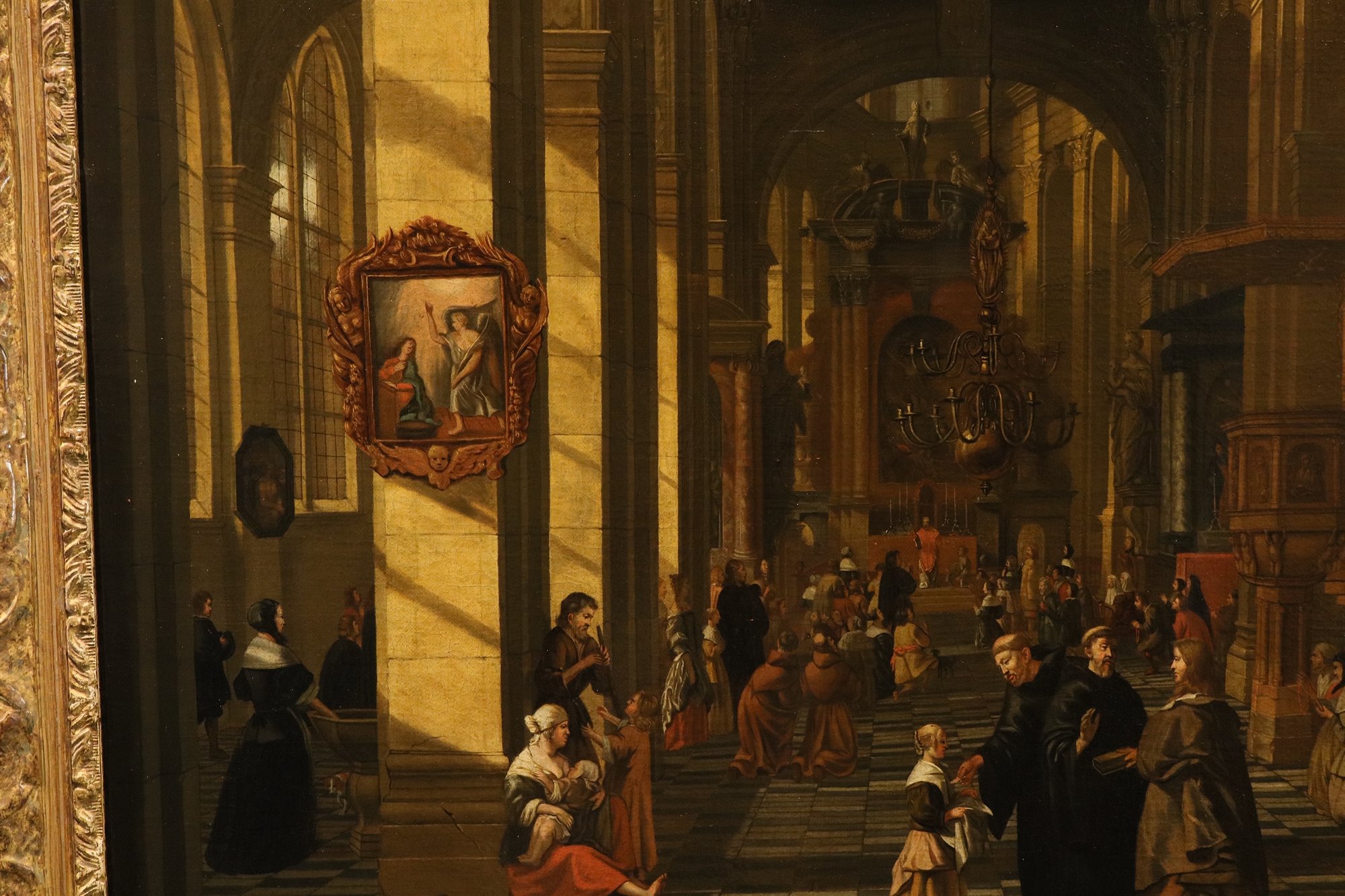 Interno di una chiesa fiamminga