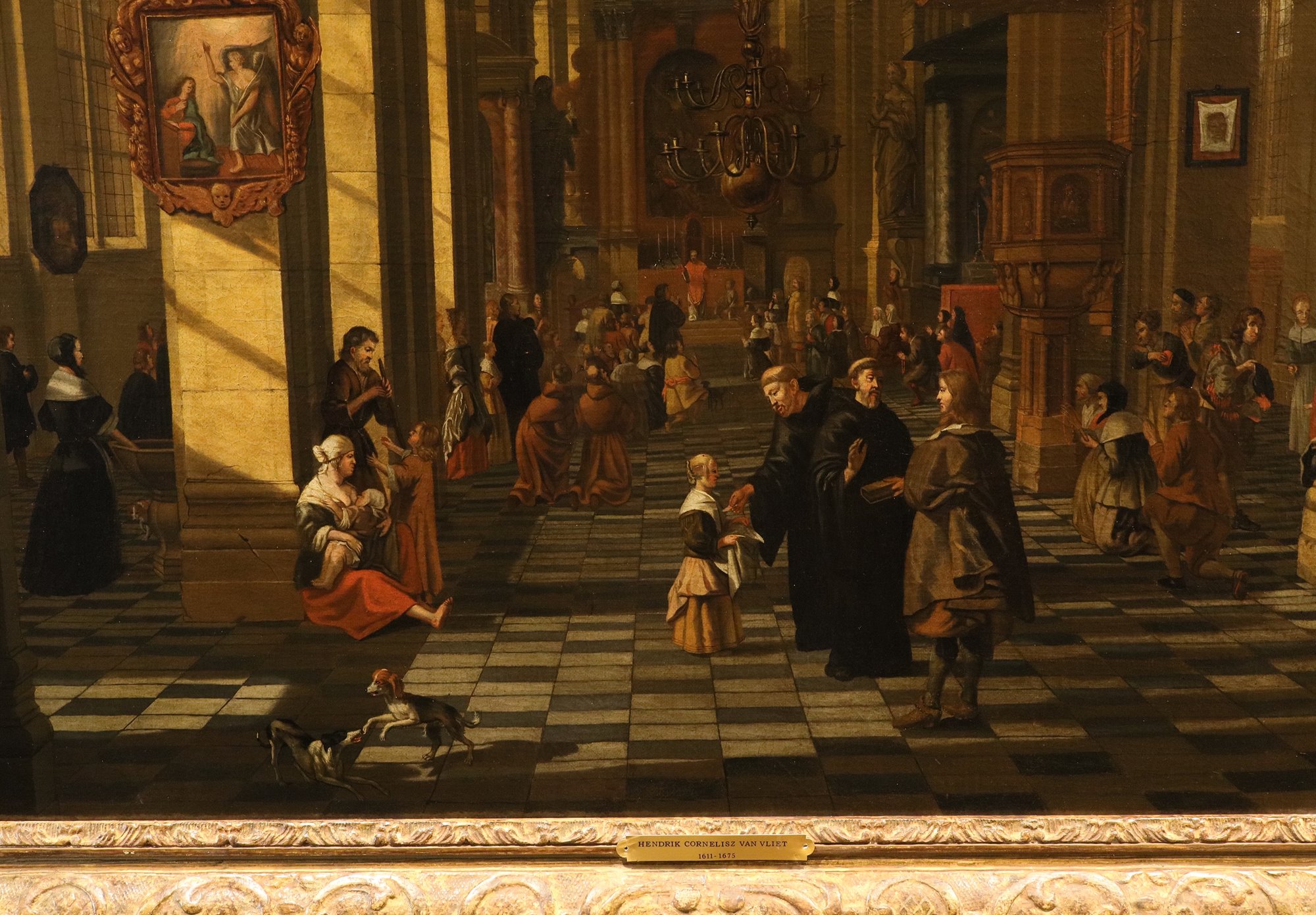 Interno di una chiesa fiamminga