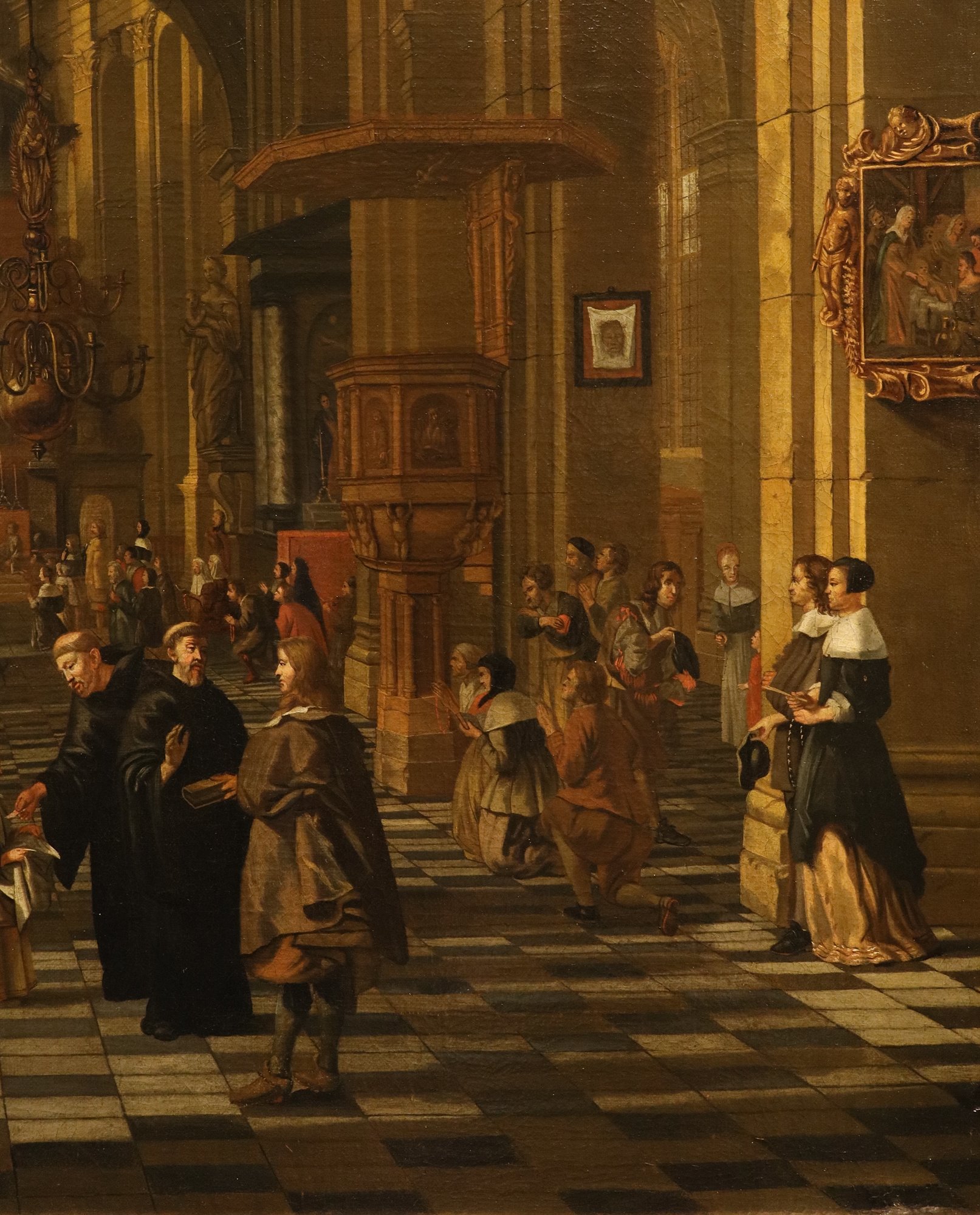 Interno di una chiesa fiamminga