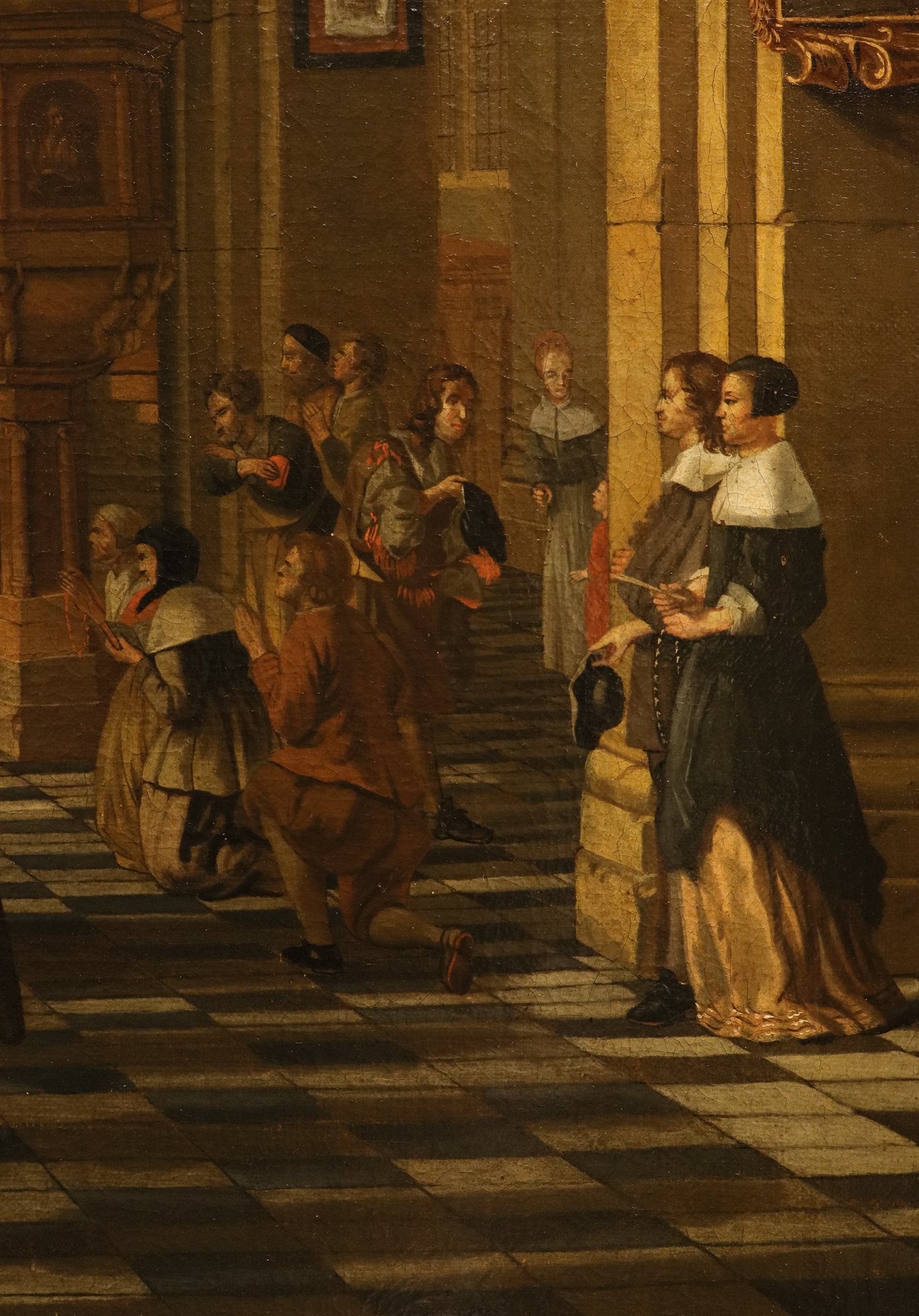 Interno di una chiesa fiamminga