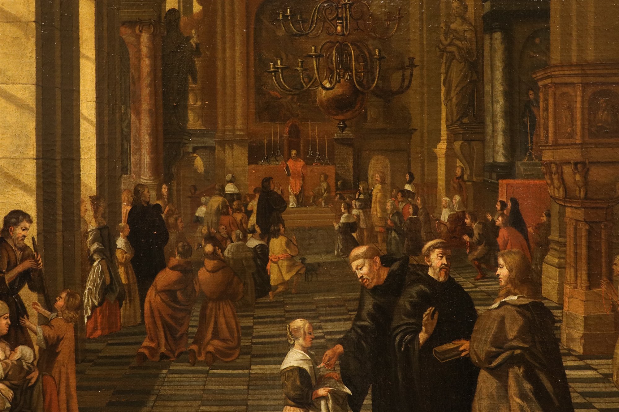 Interno di una chiesa fiamminga