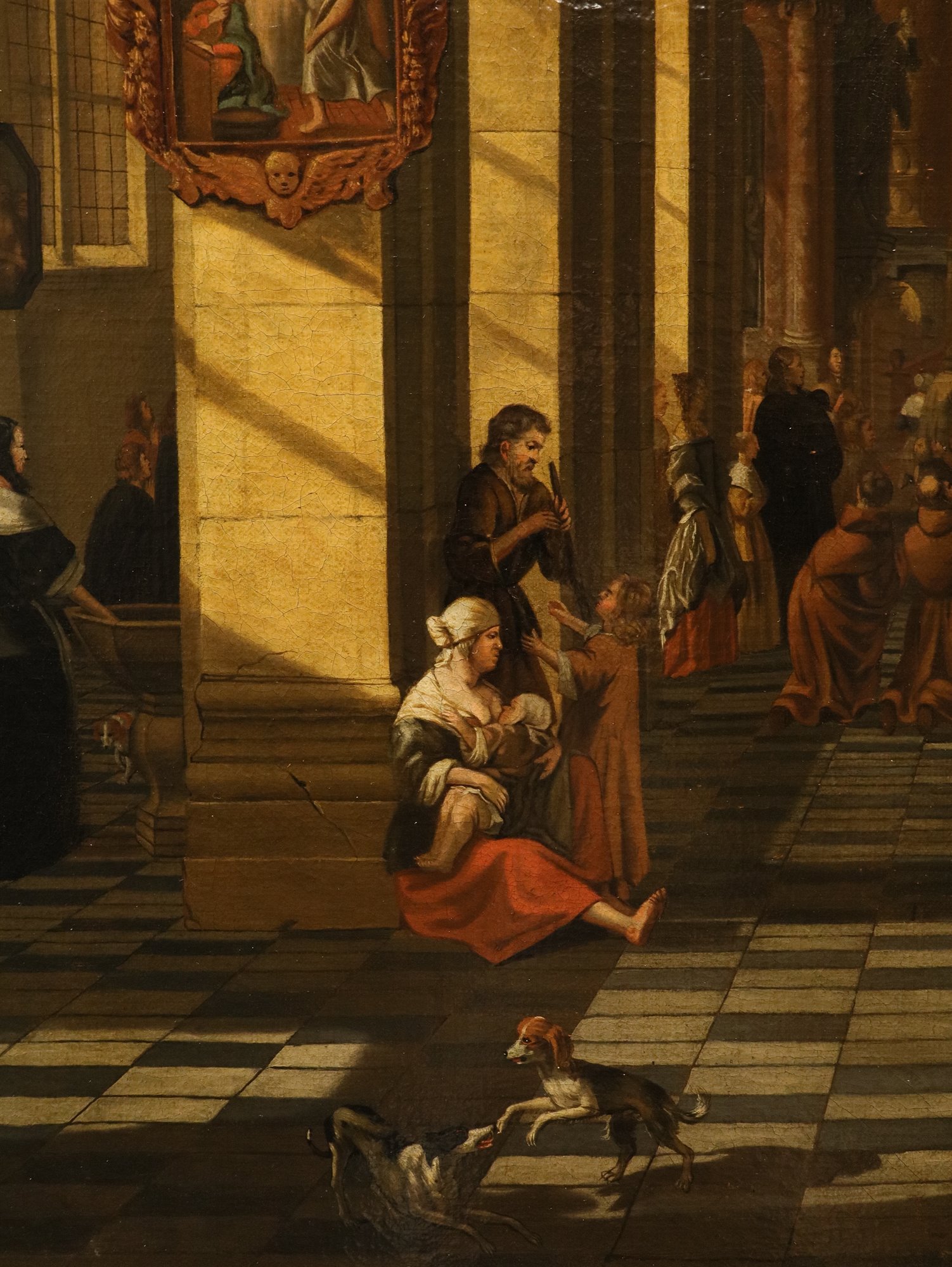 Interno di una chiesa fiamminga