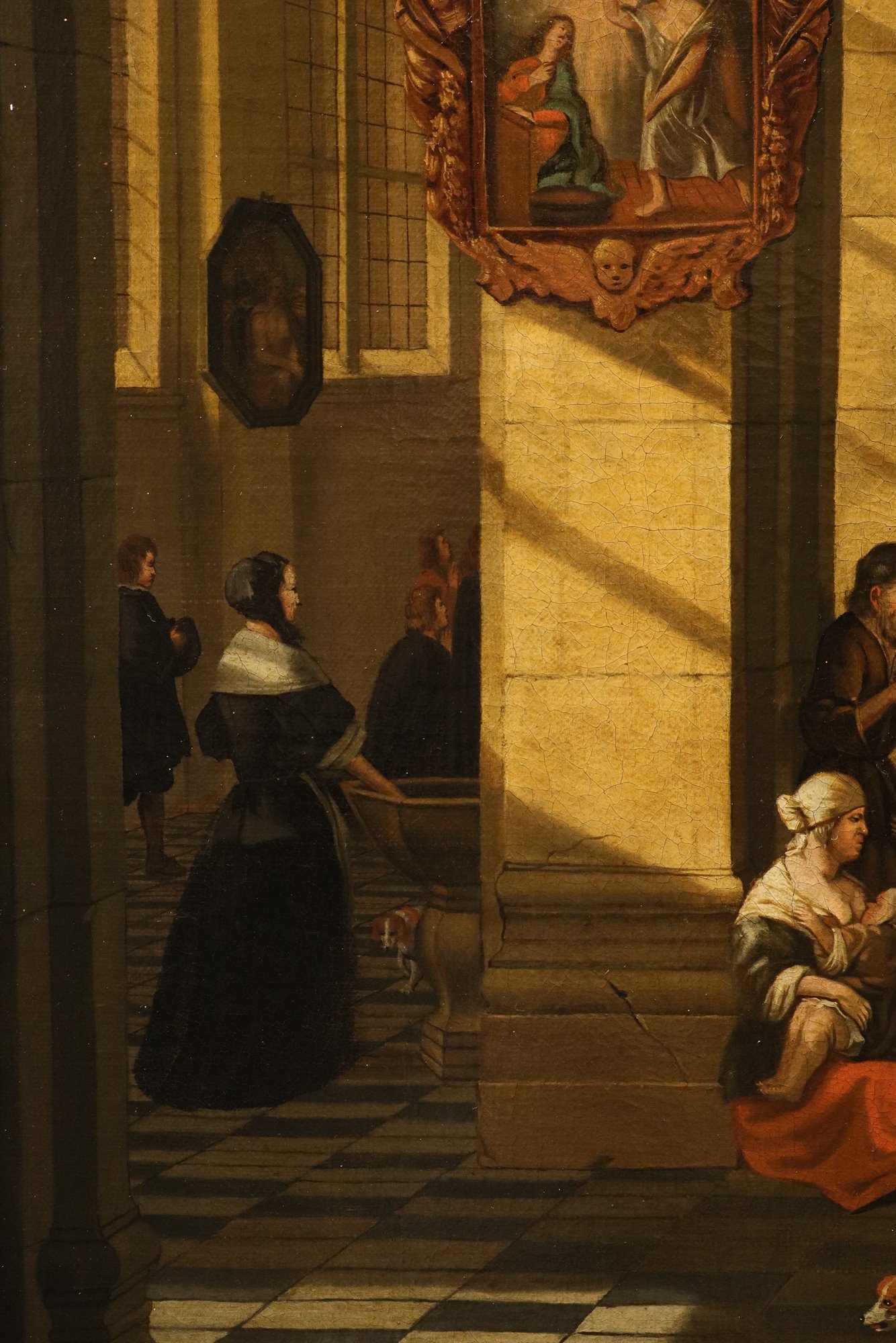 Interno di una chiesa fiamminga