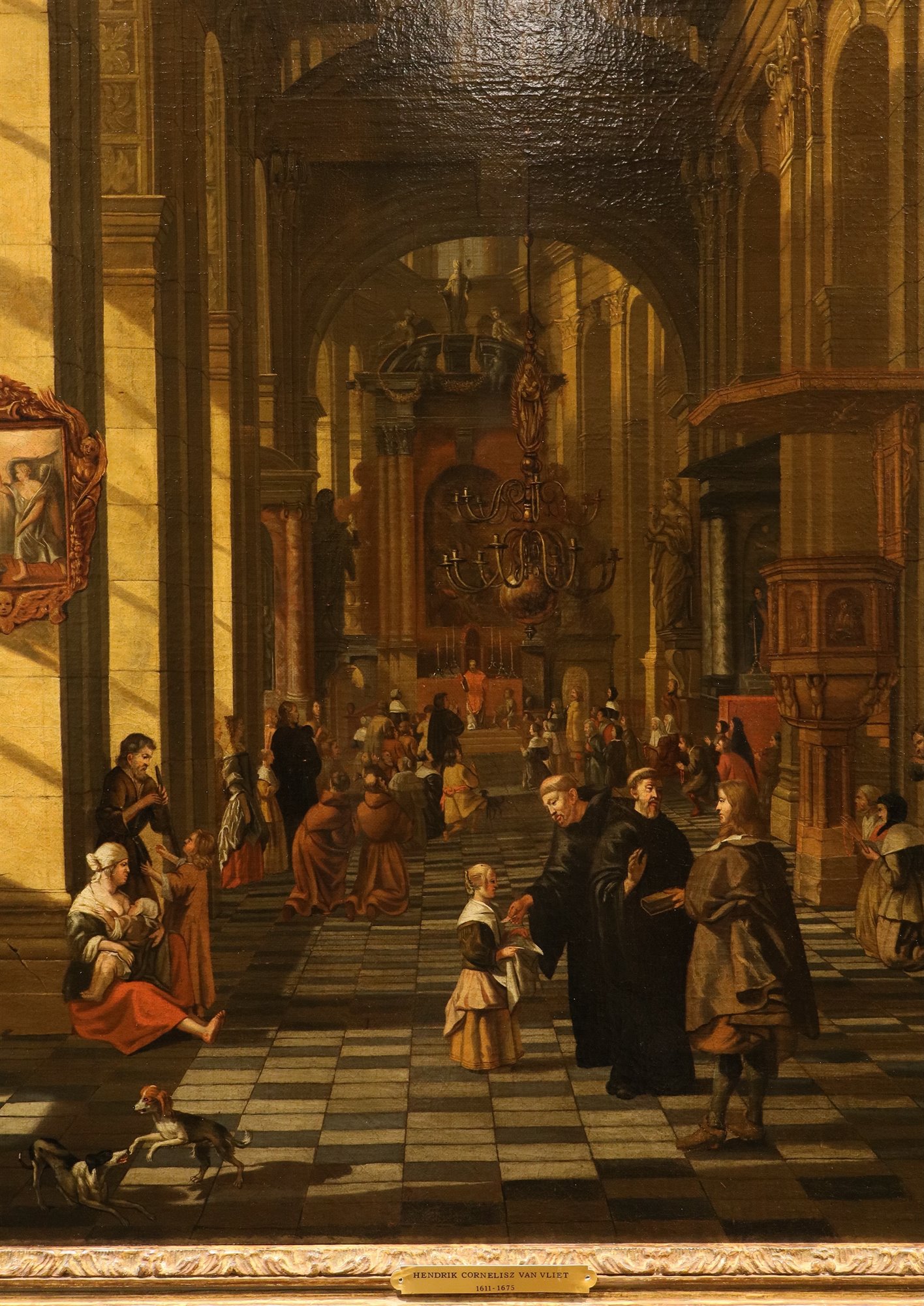 Interno di una chiesa fiamminga