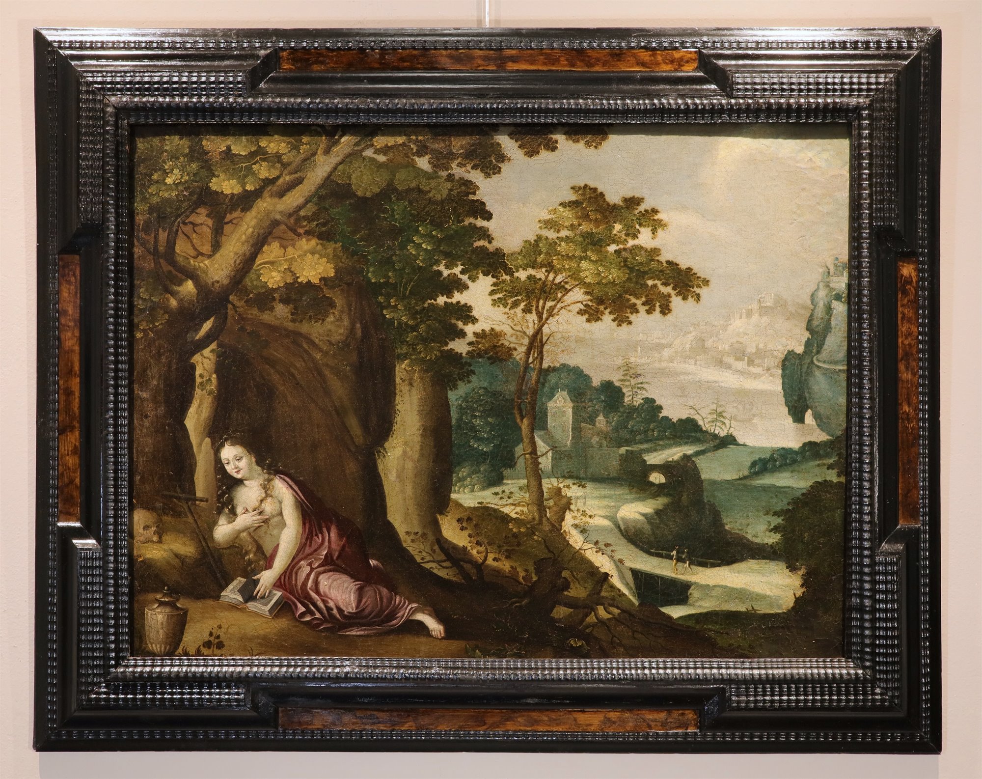 Paesaggio fantastico con Maria Maddalena