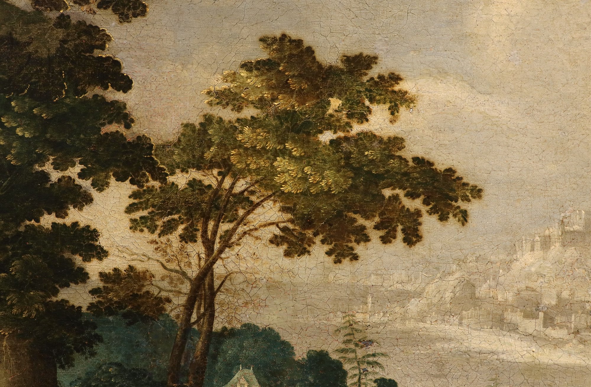 Paesaggio fantastico con Maria Maddalena