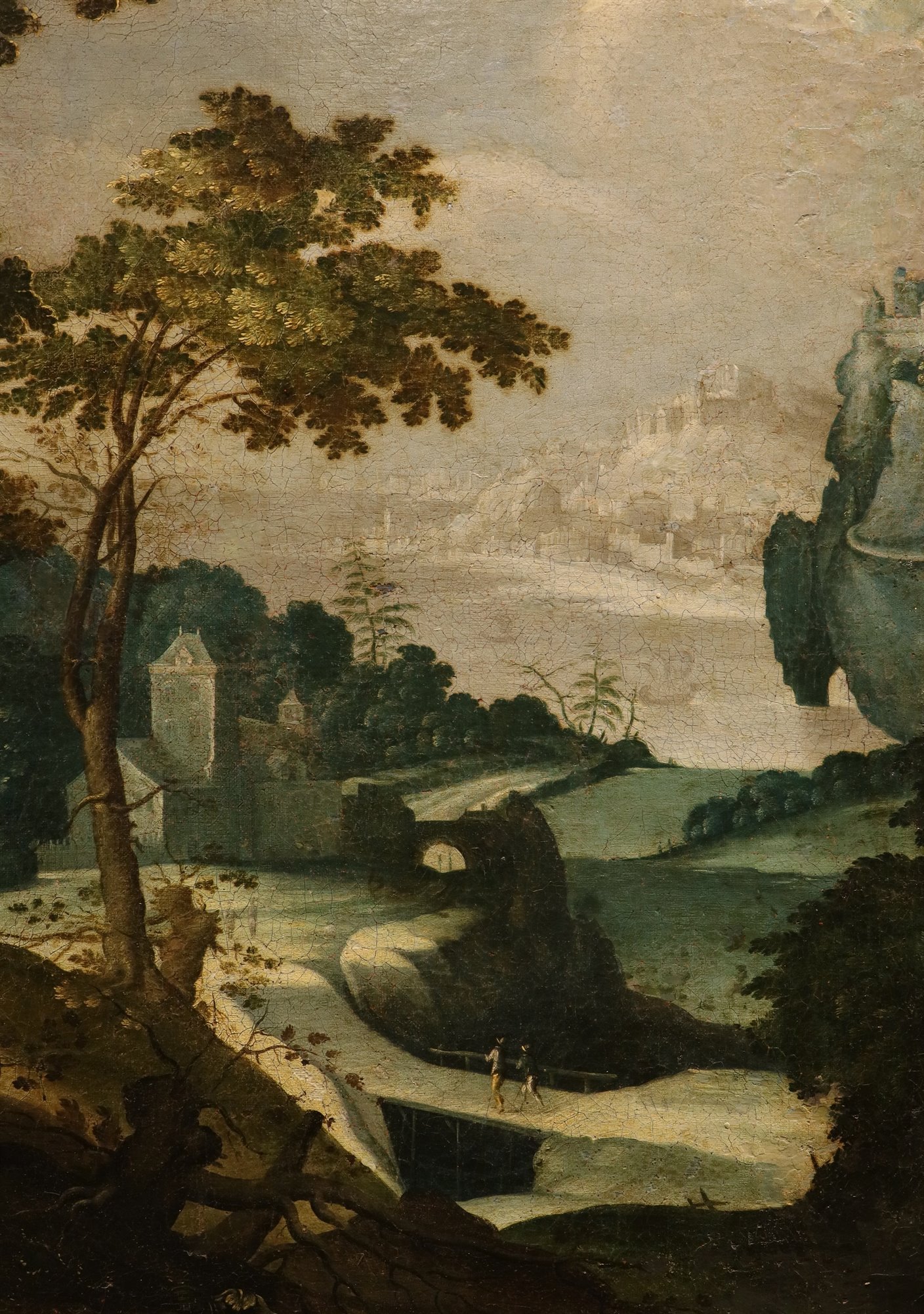 Paesaggio fantastico con Maria Maddalena