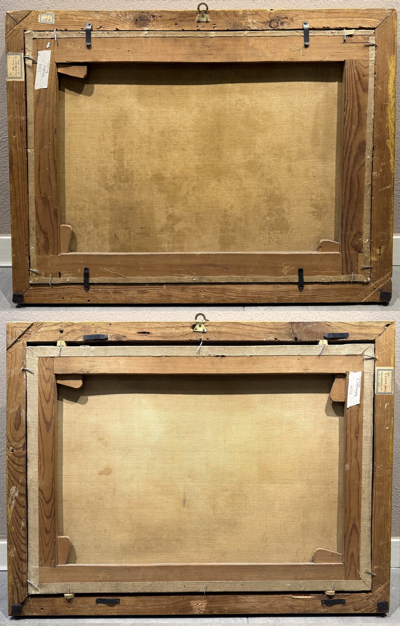 Coppia di battaglie tra cavalieri imperiali e turchi