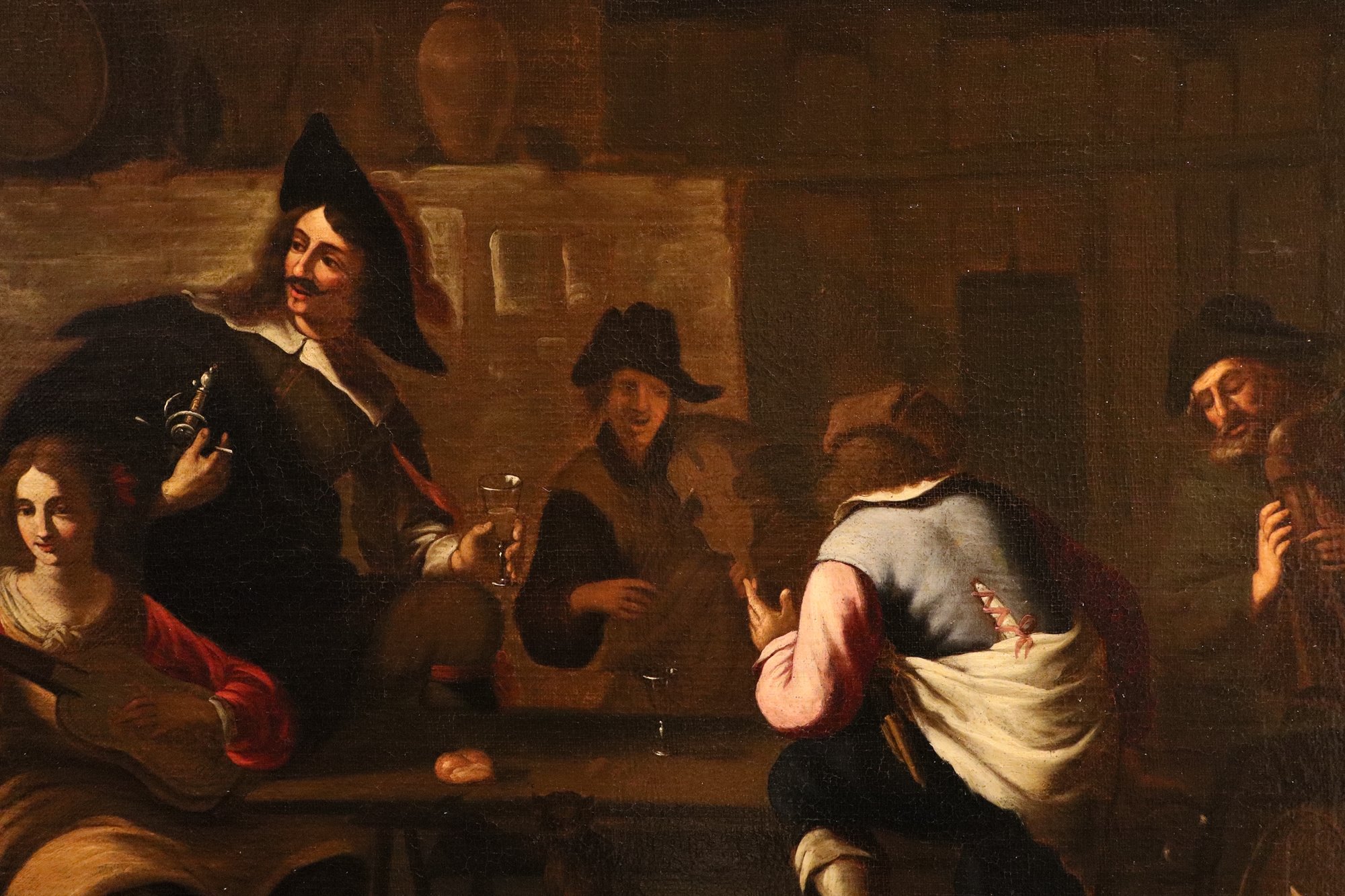 Compagnia di suonatori in una locanda