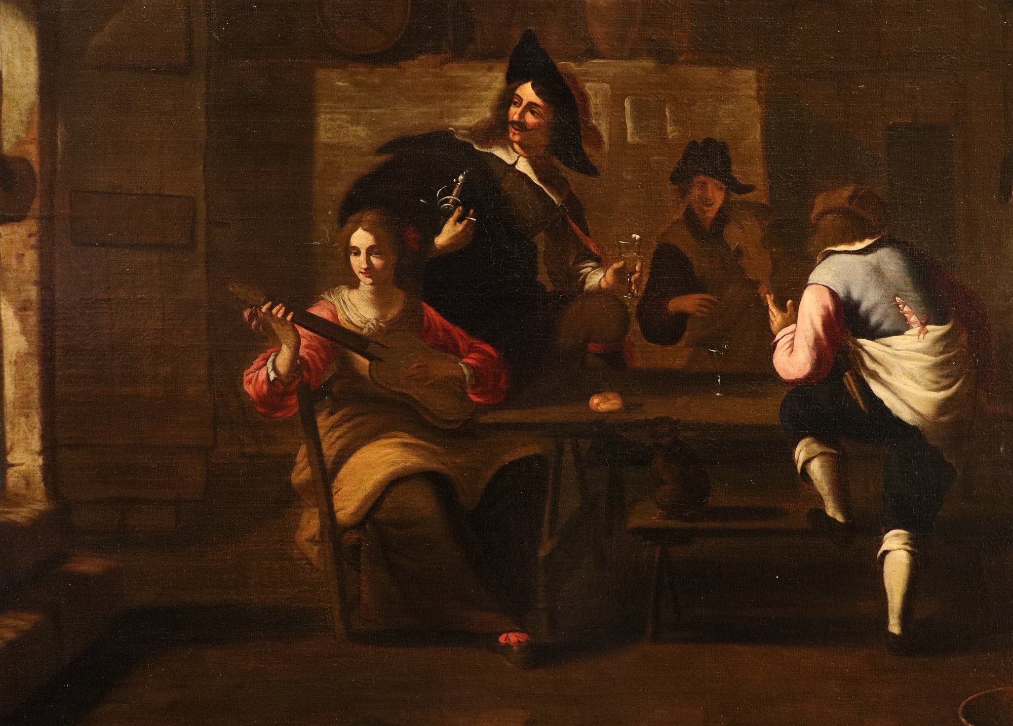 Compagnia di suonatori in una locanda