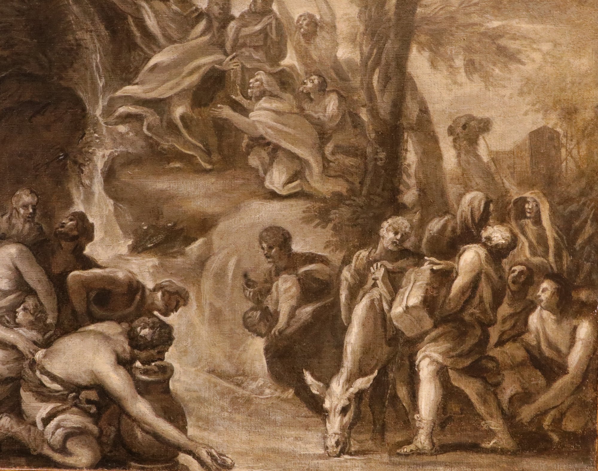 Mosè fa scaturire l'acqua dalle rocce