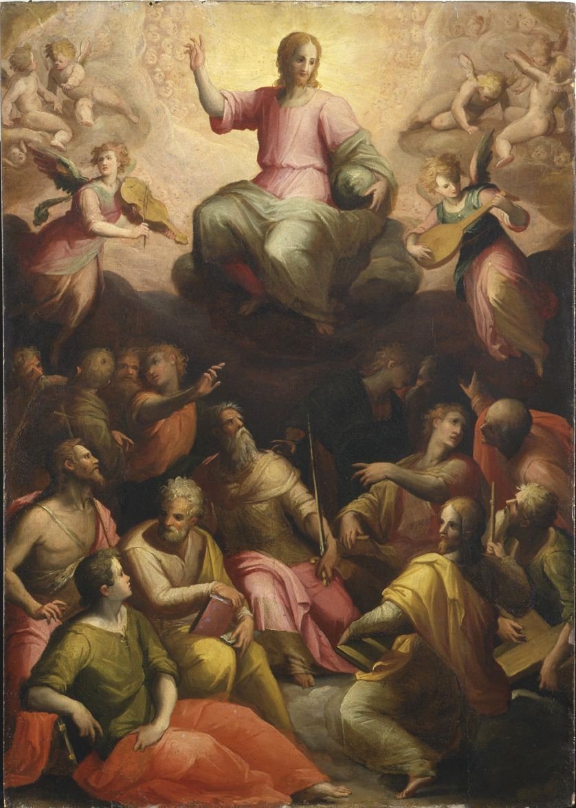 Madonna in gloria tra gli angeli