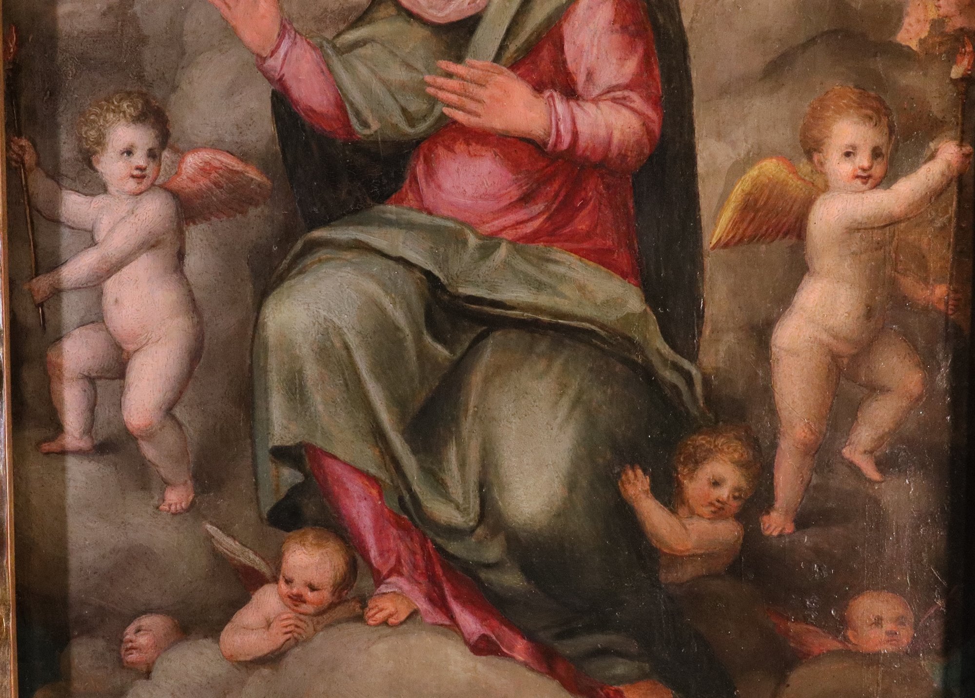 Madonna in gloria tra gli angeli