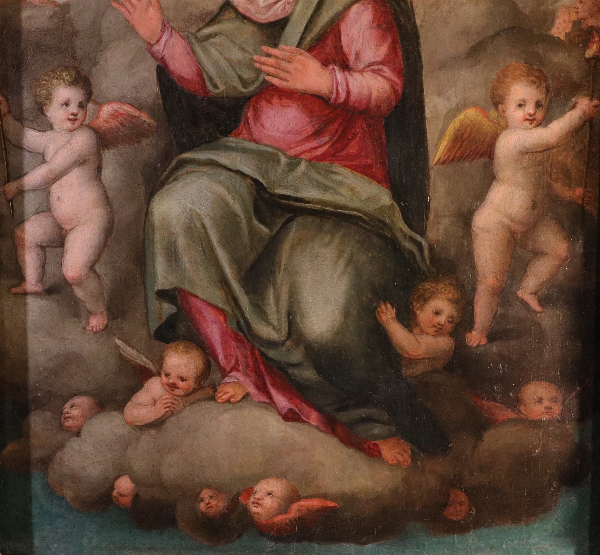 Madonna in gloria tra gli angeli