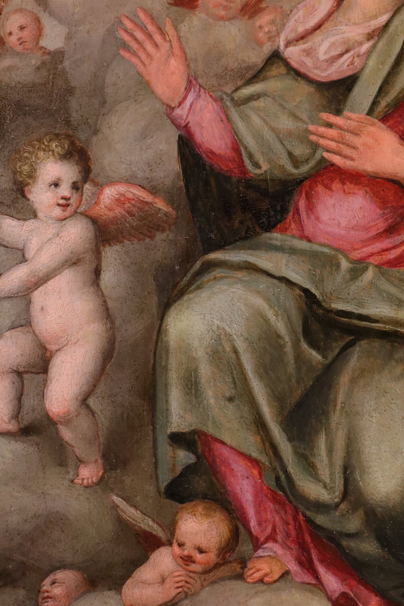 Madonna in gloria tra gli angeli
