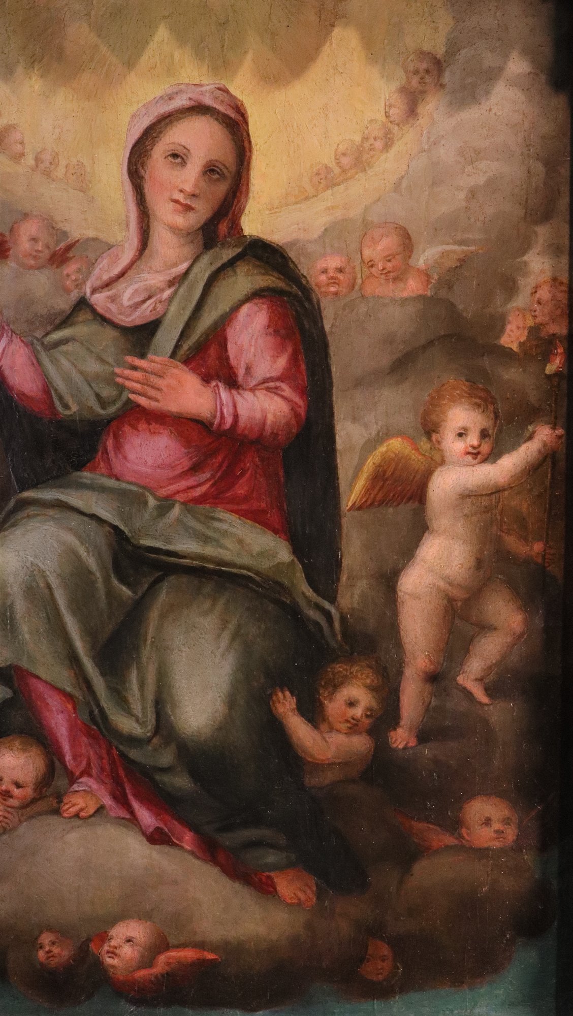 Madonna in gloria tra gli angeli