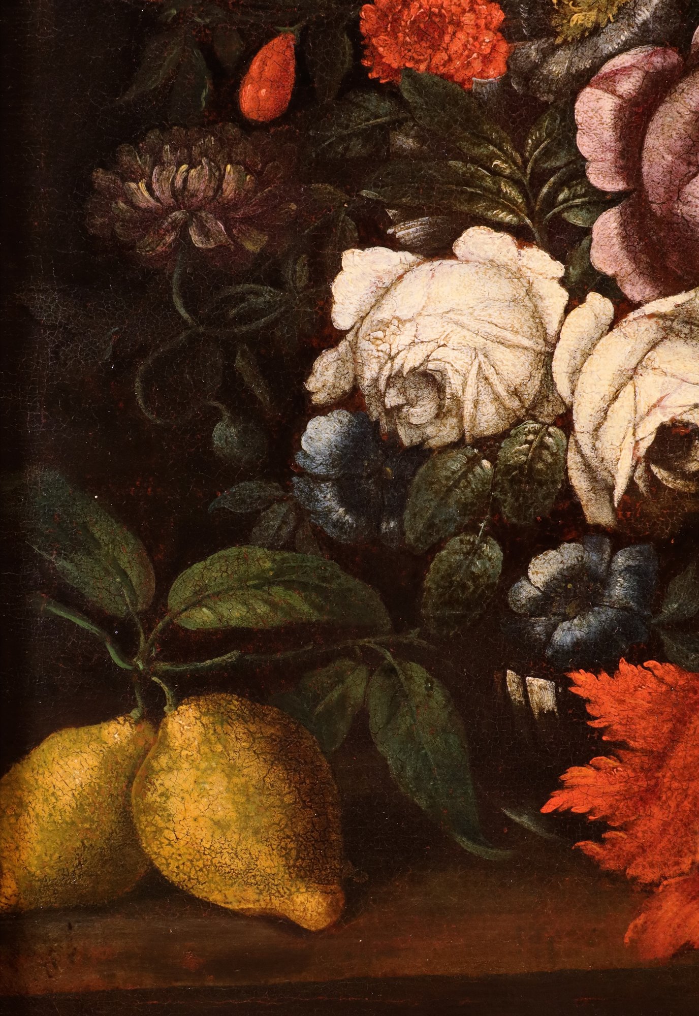 Natura morta con fiori e agrumi