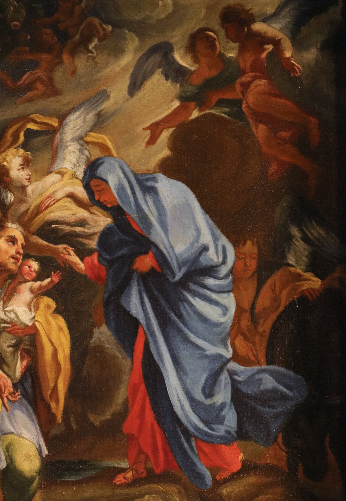 Sacra Famiglia con angeli (Probabile bozzetto preparatorio)
