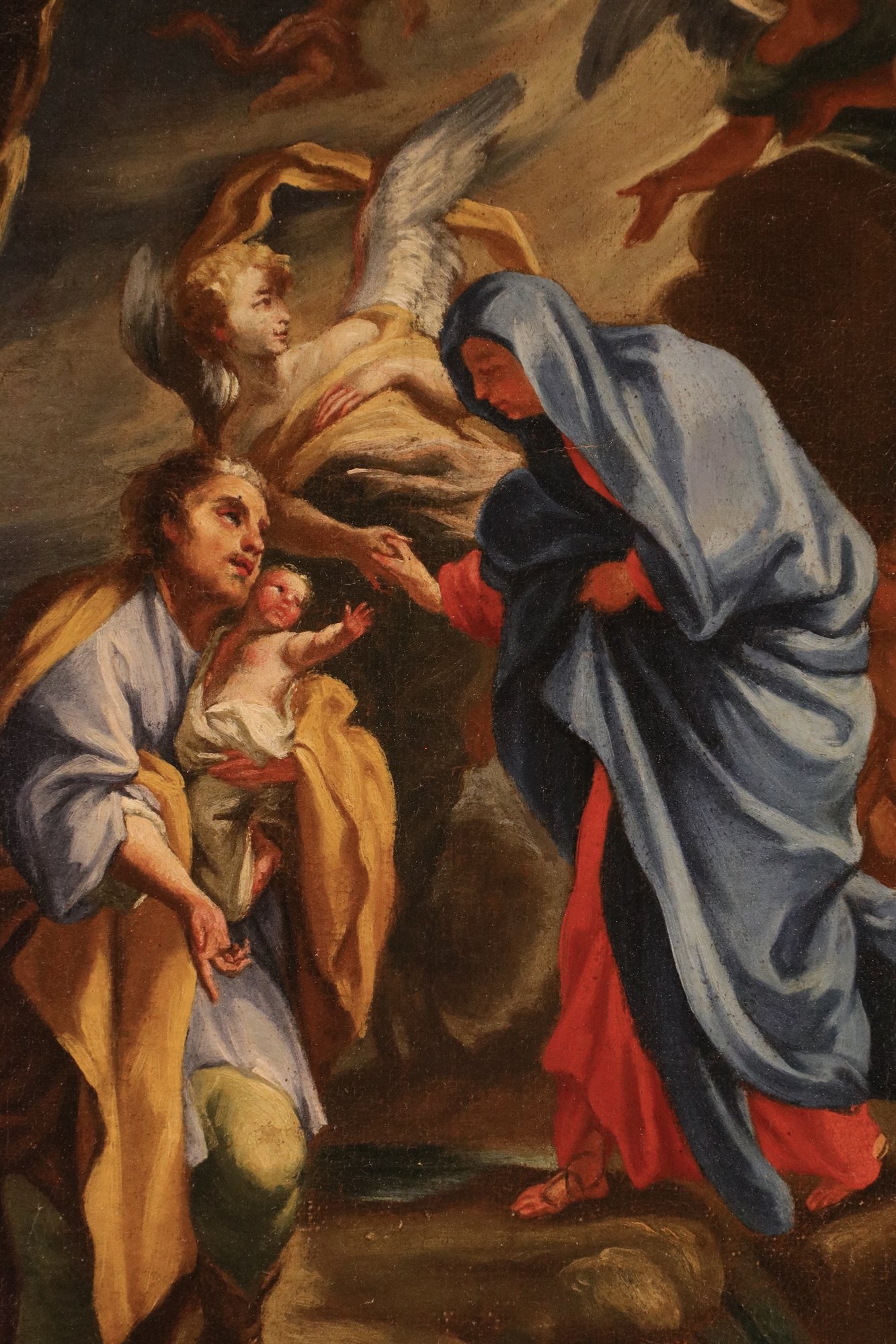 Sacra Famiglia con angeli (Probabile bozzetto preparatorio)