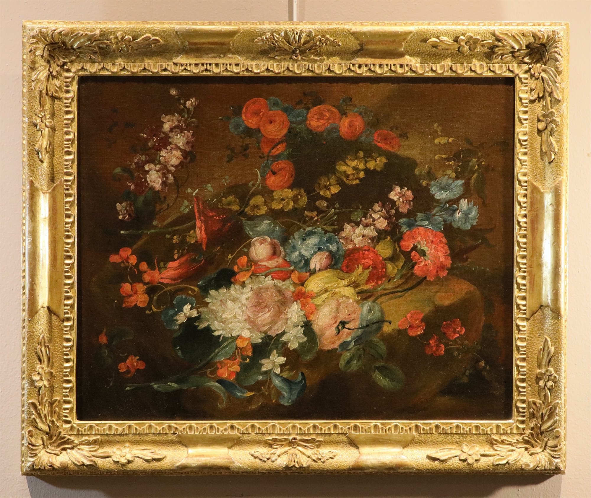 Coppia di nature morte di fiori