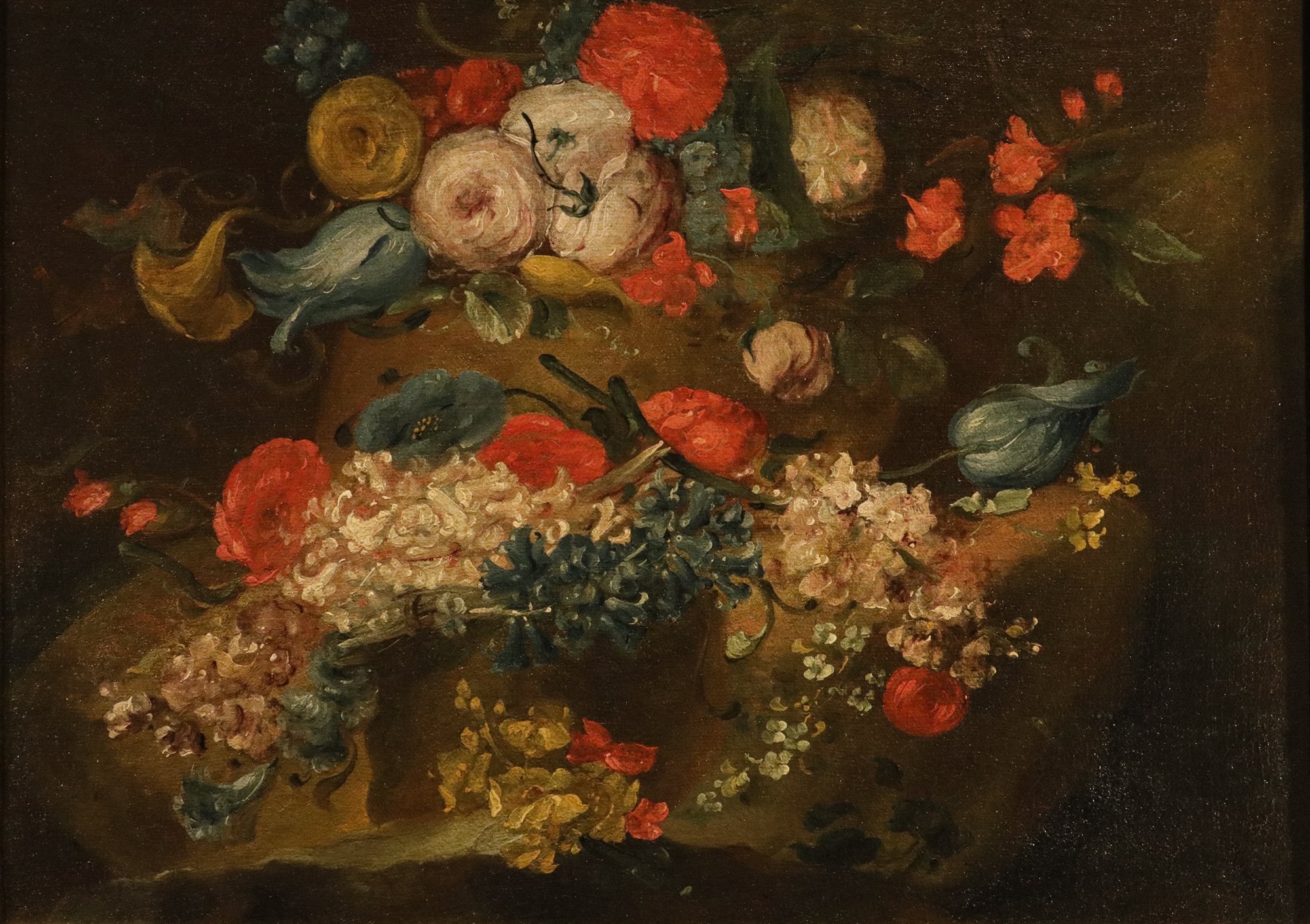 Coppia di nature morte di fiori