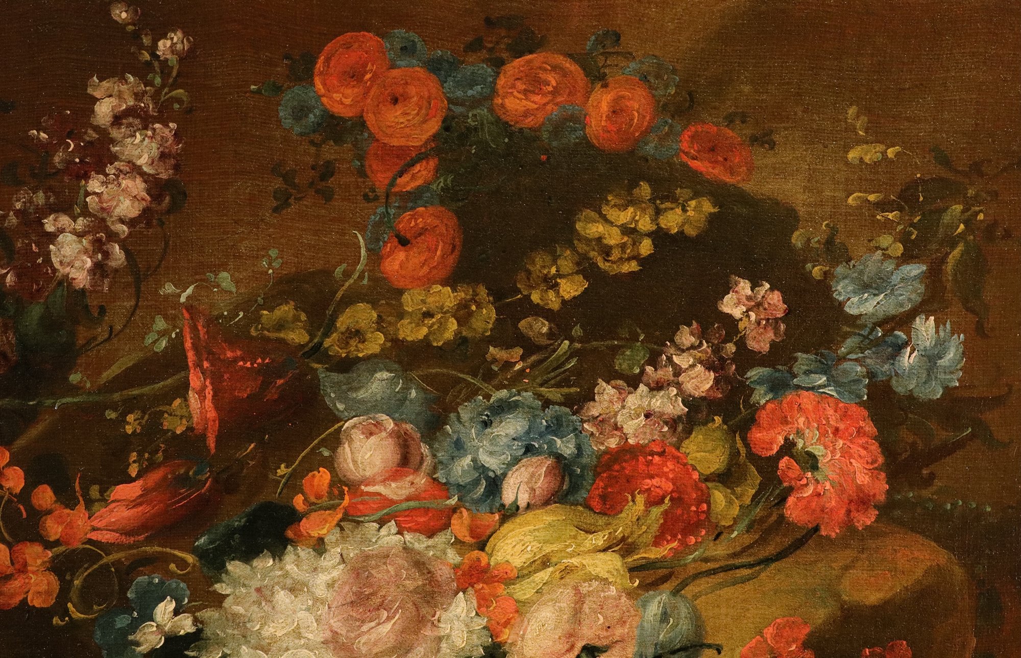 Coppia di nature morte di fiori