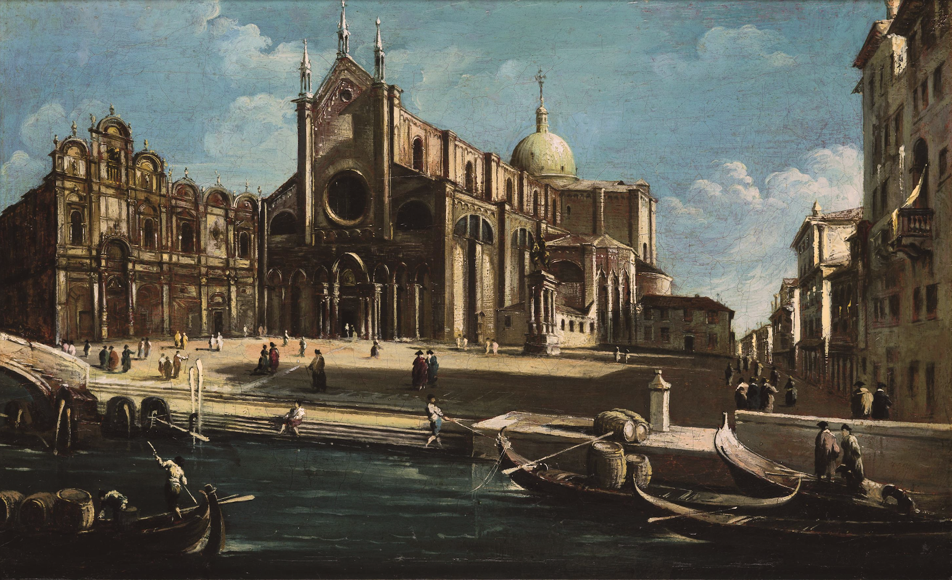 Campo Santi Giovanni e Paolo, e la Scuola di San Marco a Venezia
