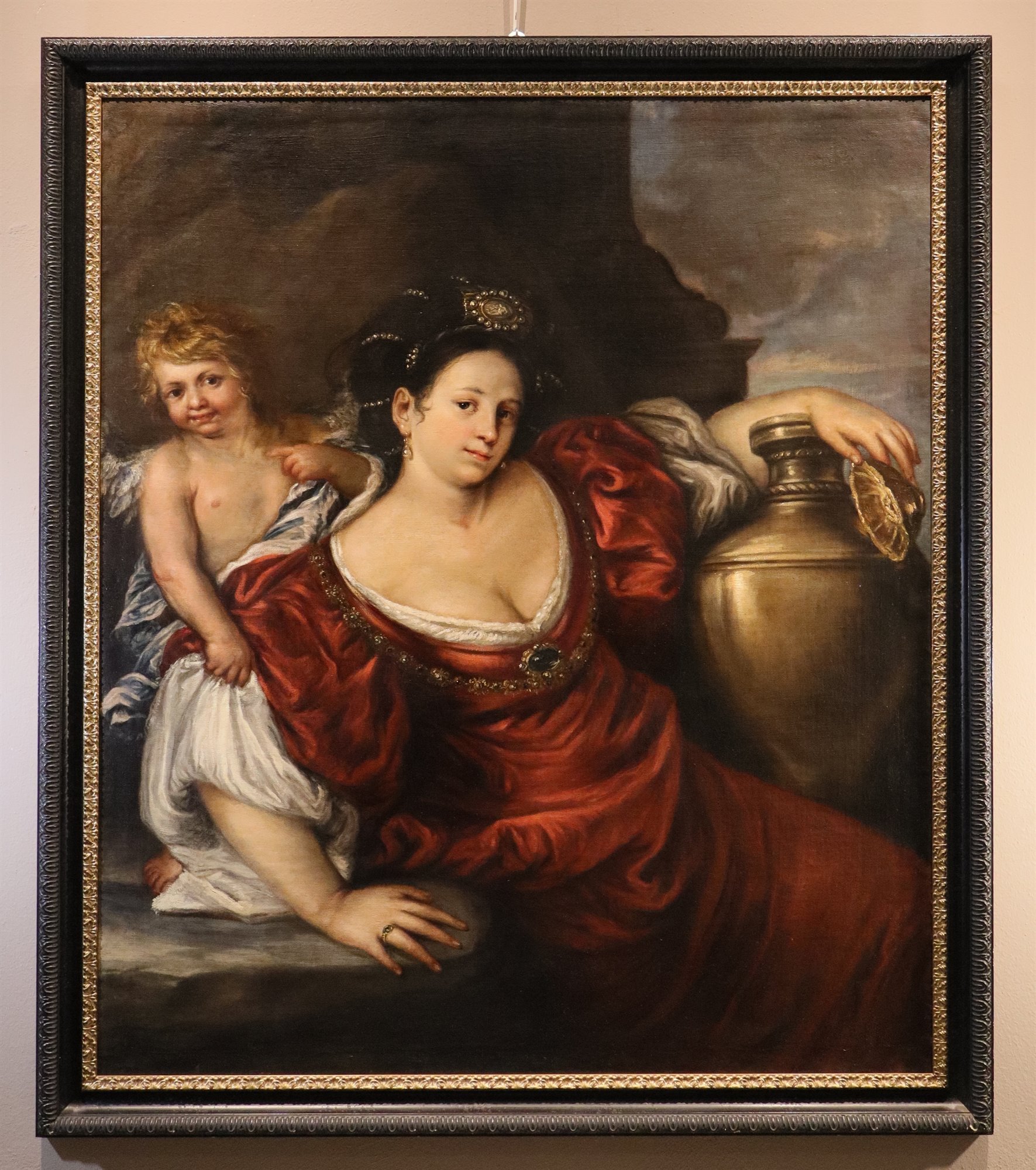 La regina Artemisia con amorino