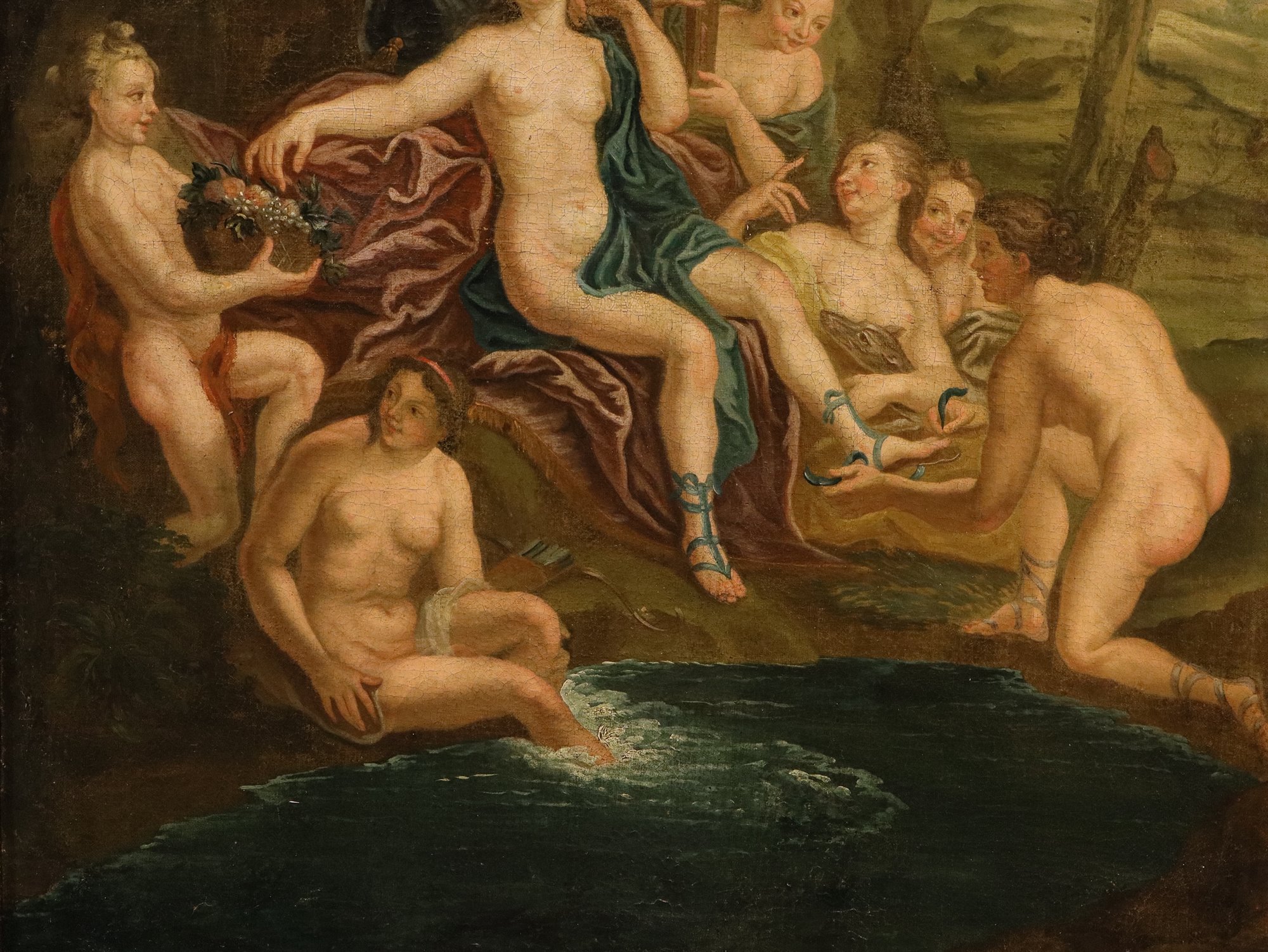 Diana al bagno con le Ninfe