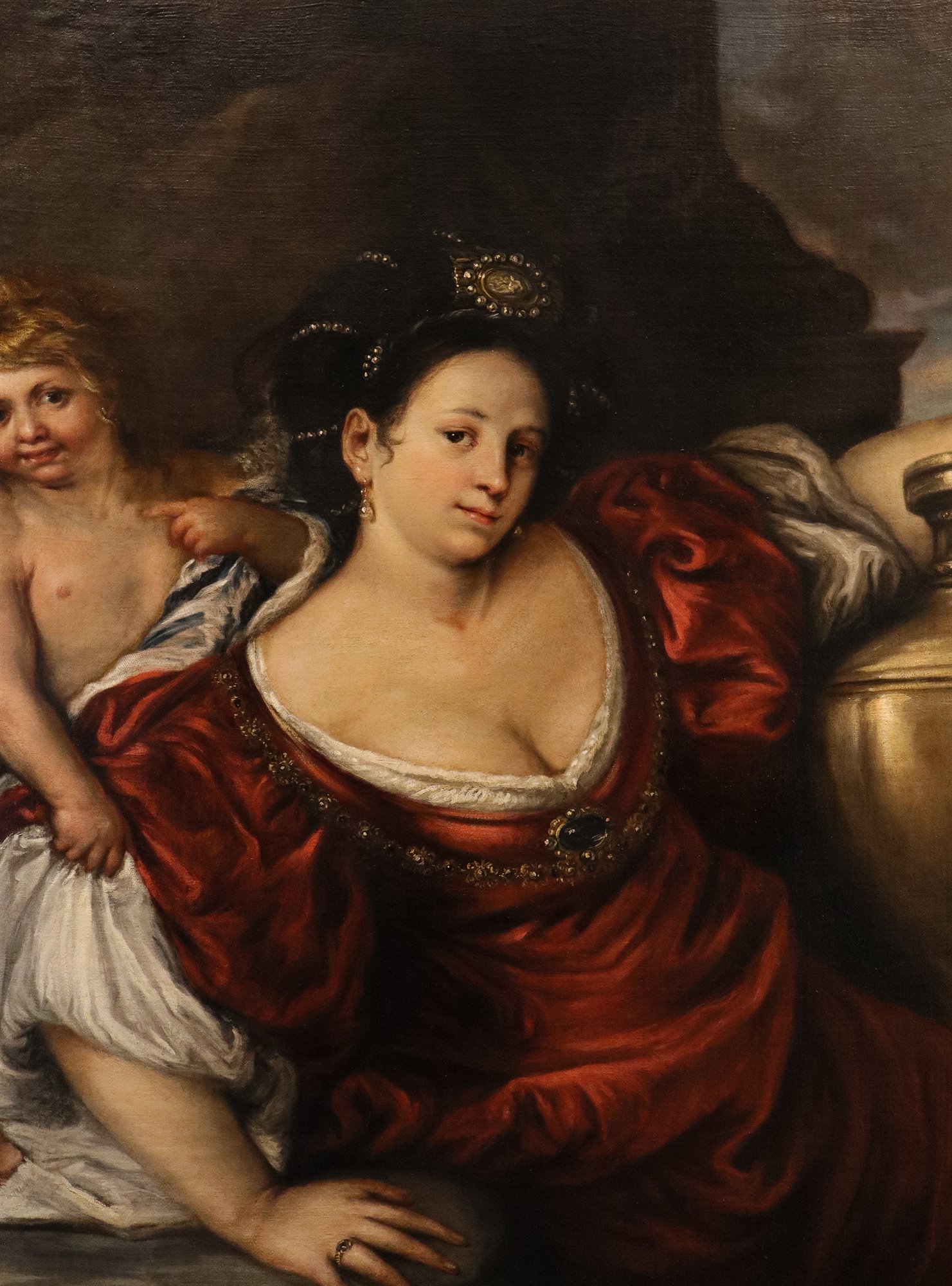 La regina Artemisia con amorino