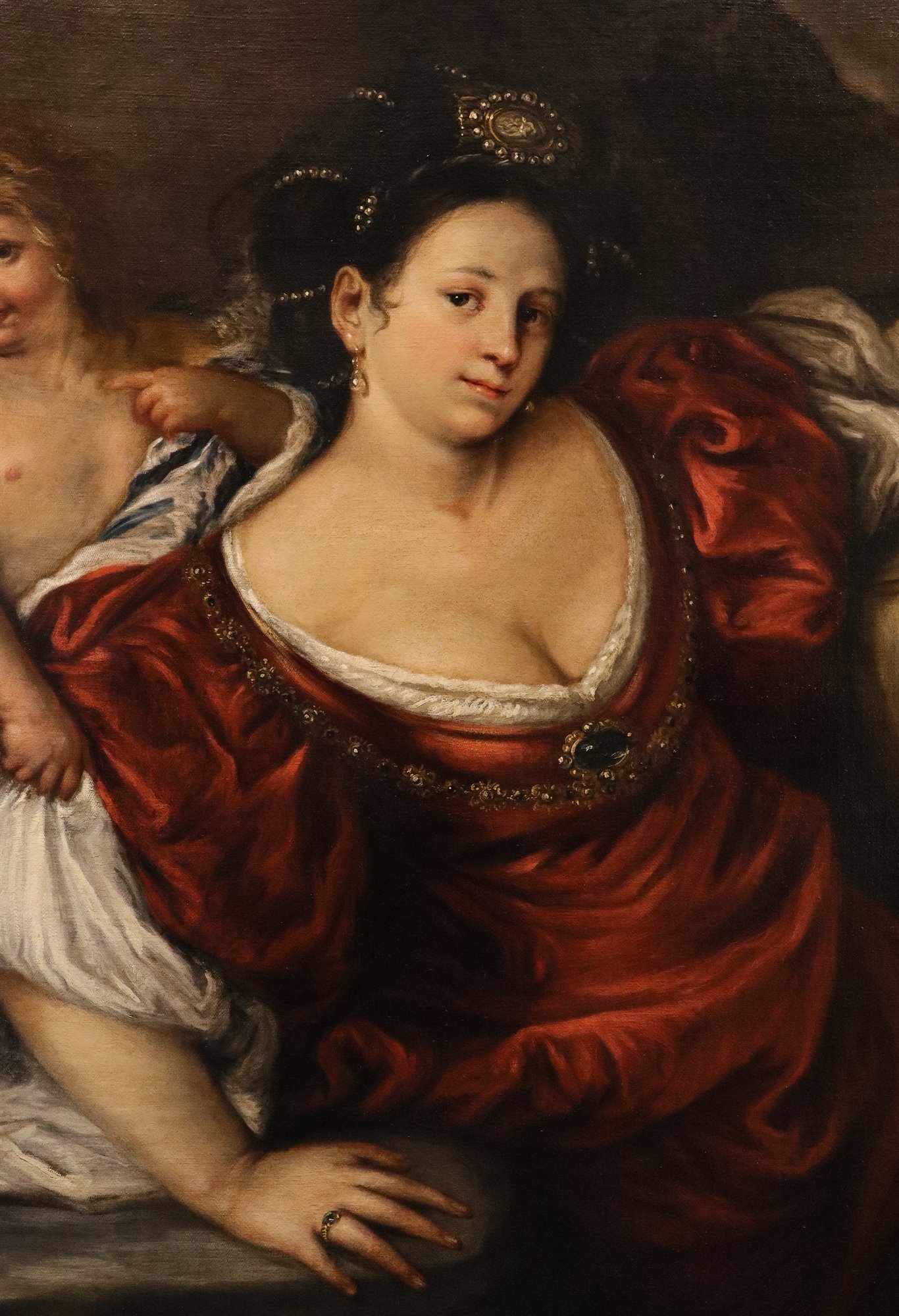 La regina Artemisia con amorino