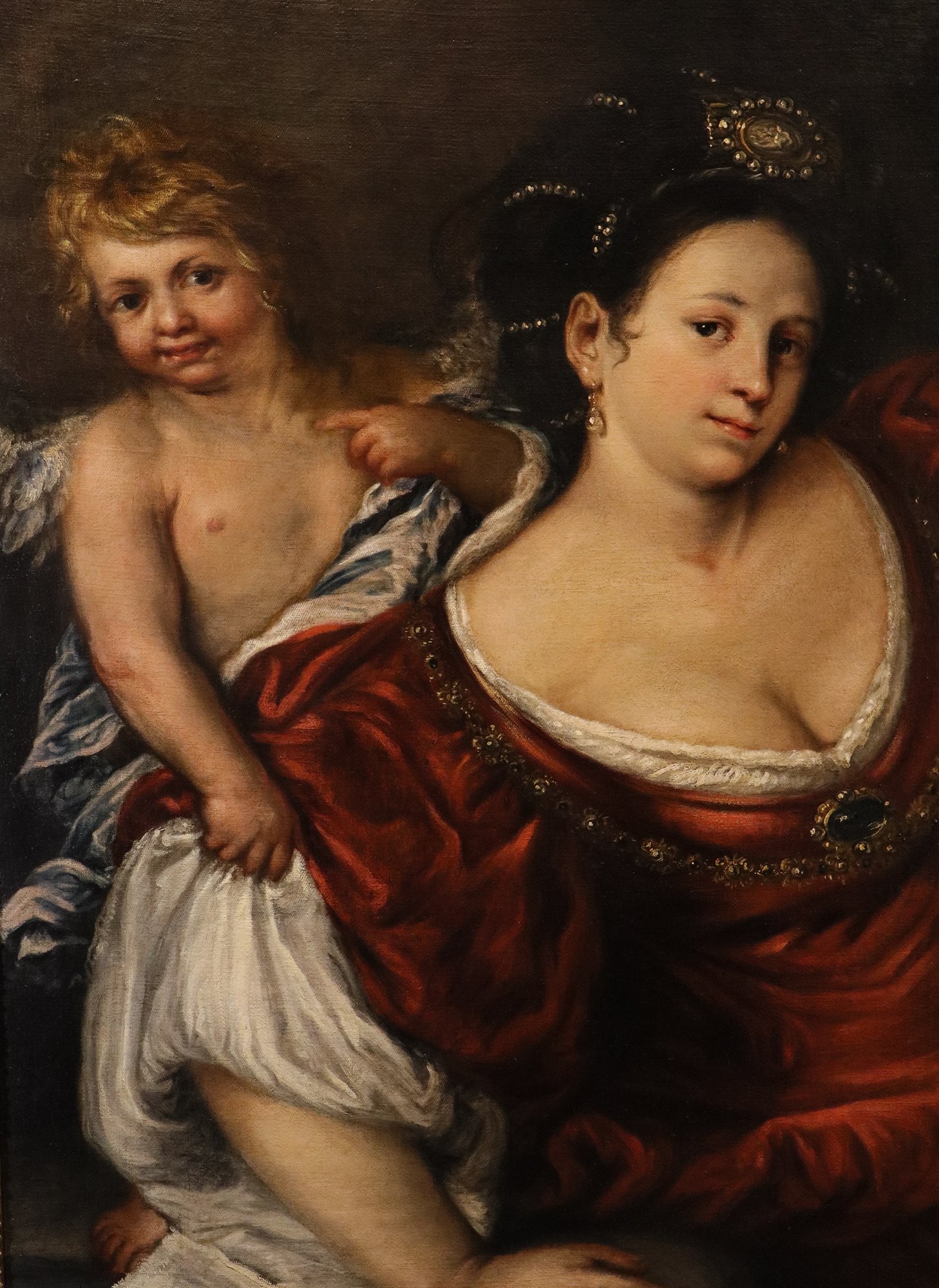 La regina Artemisia con amorino