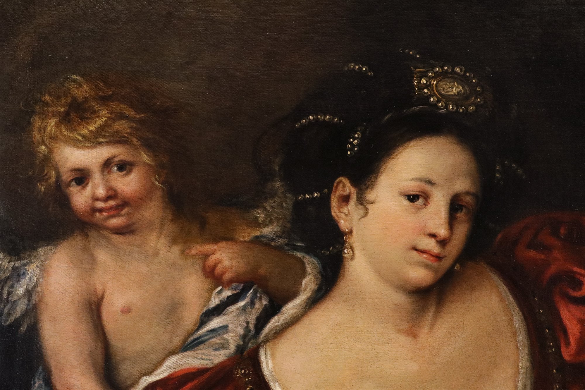 La regina Artemisia con amorino