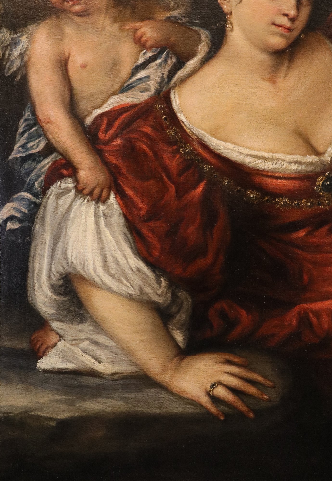 La regina Artemisia con amorino