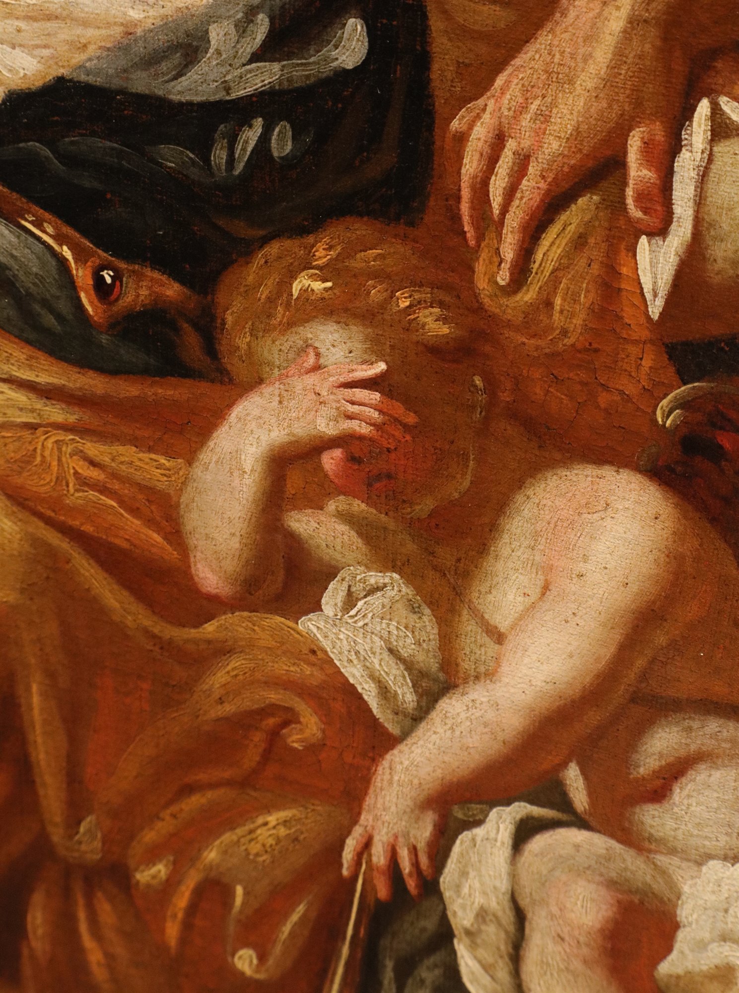 Venere tenta di trattenere Adone dalla caccia